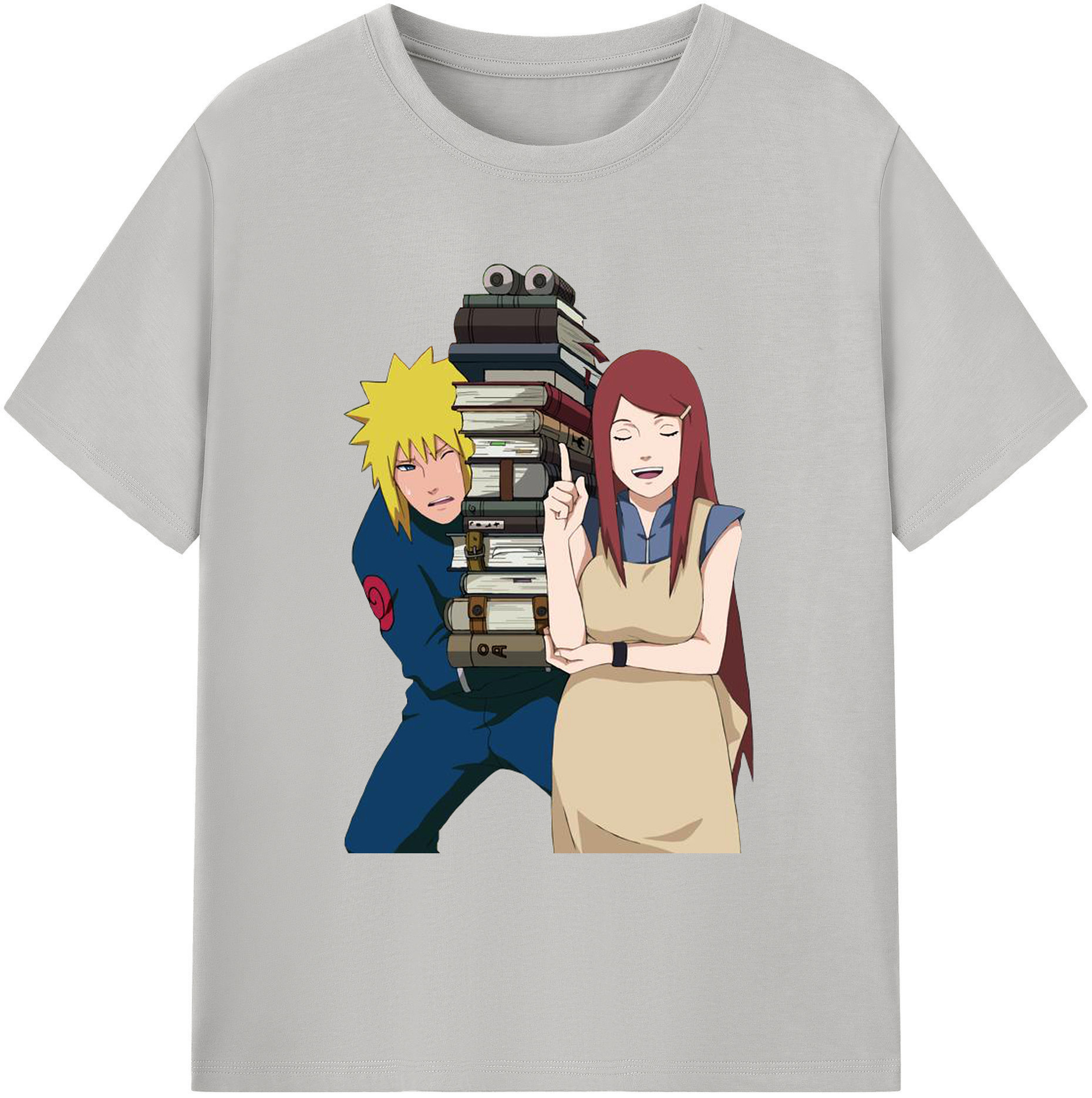 （画像用） NARUTO -ナルト- 波風 ミナト Namikaze Minato 綿100％ メンズ半袖Tシャツ｜肌触りやわらか＆通気性