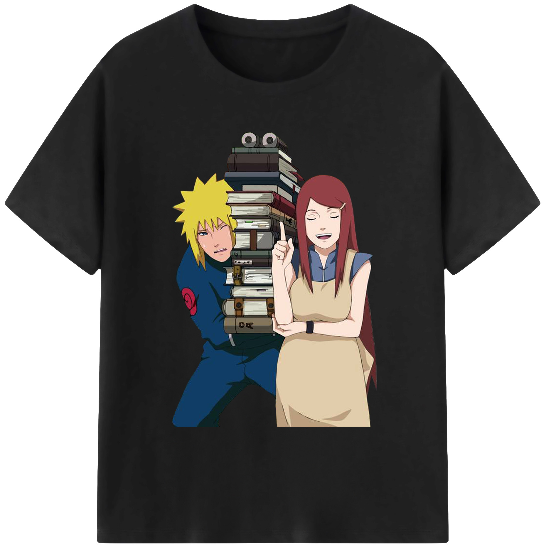 （画像用） NARUTO -ナルト- 波風 ミナト Namikaze Minato 綿100％ メンズ半袖Tシャツ｜肌触りやわらか＆通気性