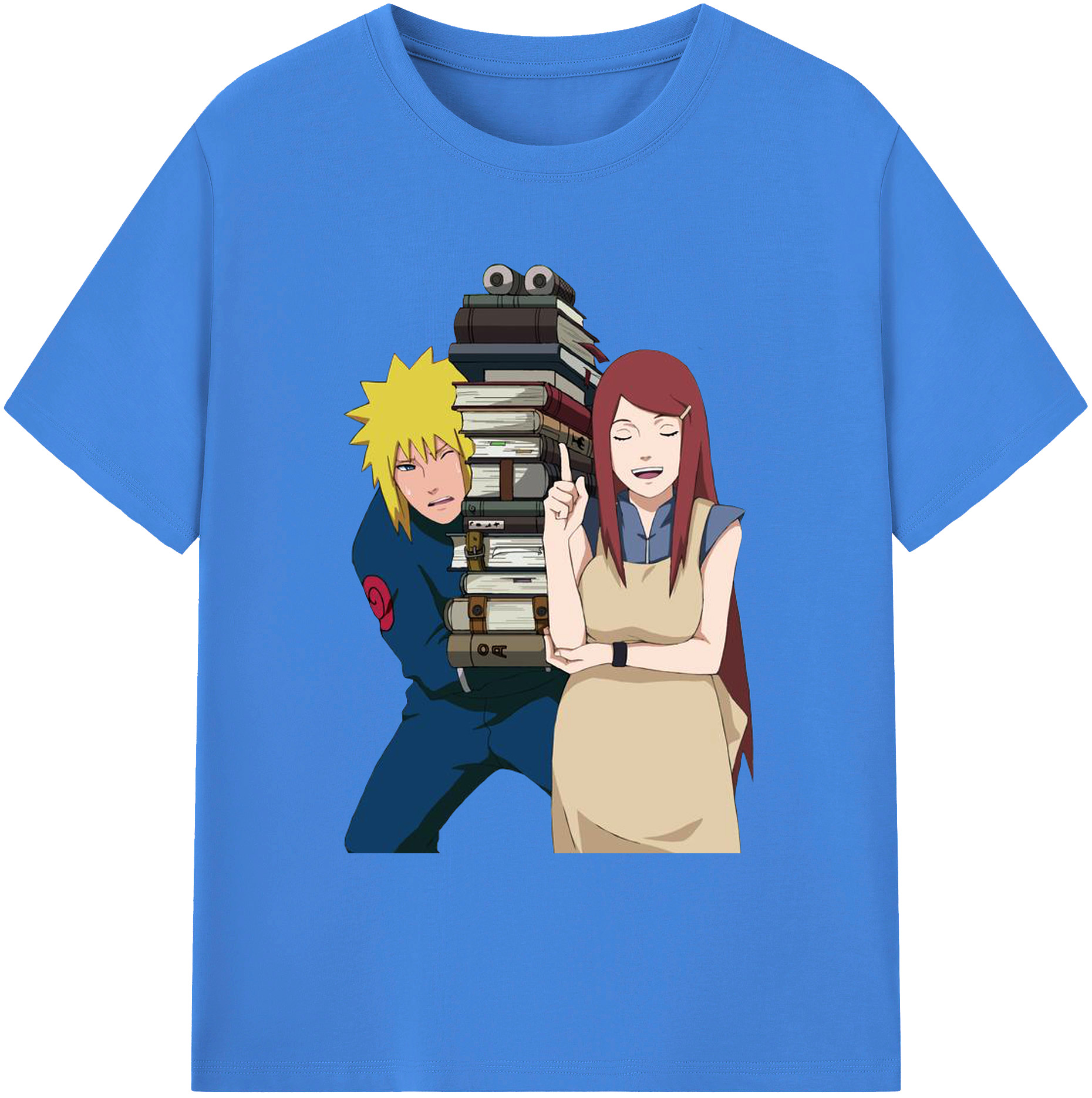 （画像用） NARUTO -ナルト- 波風 ミナト Namikaze Minato 綿100％ メンズ半袖Tシャツ｜肌触りやわらか＆通気性