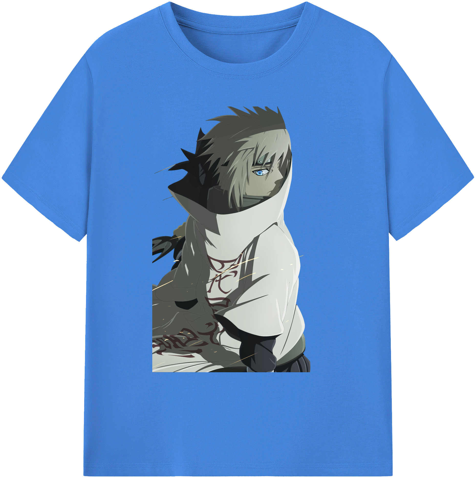 （画像用） NARUTO -ナルト- 波風 ミナト Namikaze Minato 綿100％ メンズ半袖Tシャツ｜肌触りやわらか＆通気性