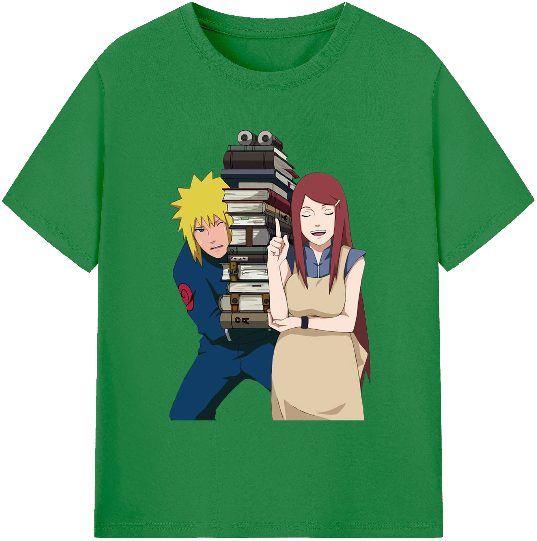 （画像用） NARUTO -ナルト- 波風 ミナト Namikaze Minato 綿100％ メンズ半袖Tシャツ｜肌触りやわらか＆通気性
