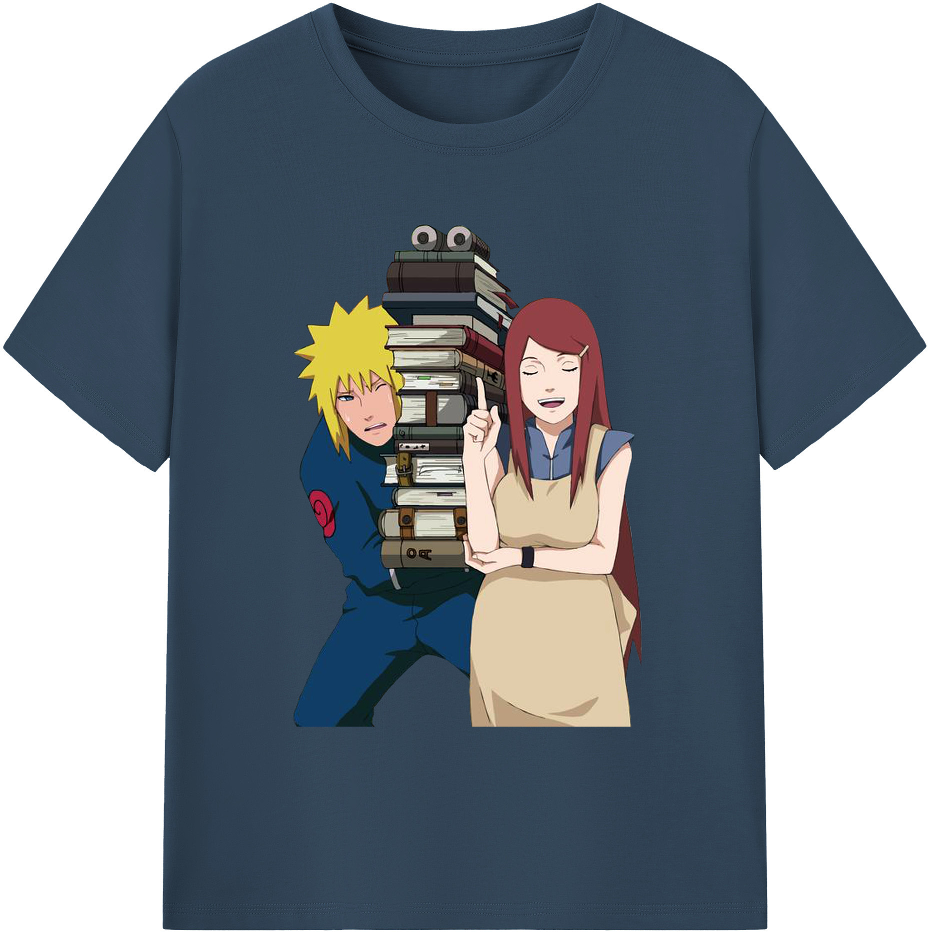 （画像用） NARUTO -ナルト- 波風 ミナト Namikaze Minato 綿100％ メンズ半袖Tシャツ｜肌触りやわらか＆通気性