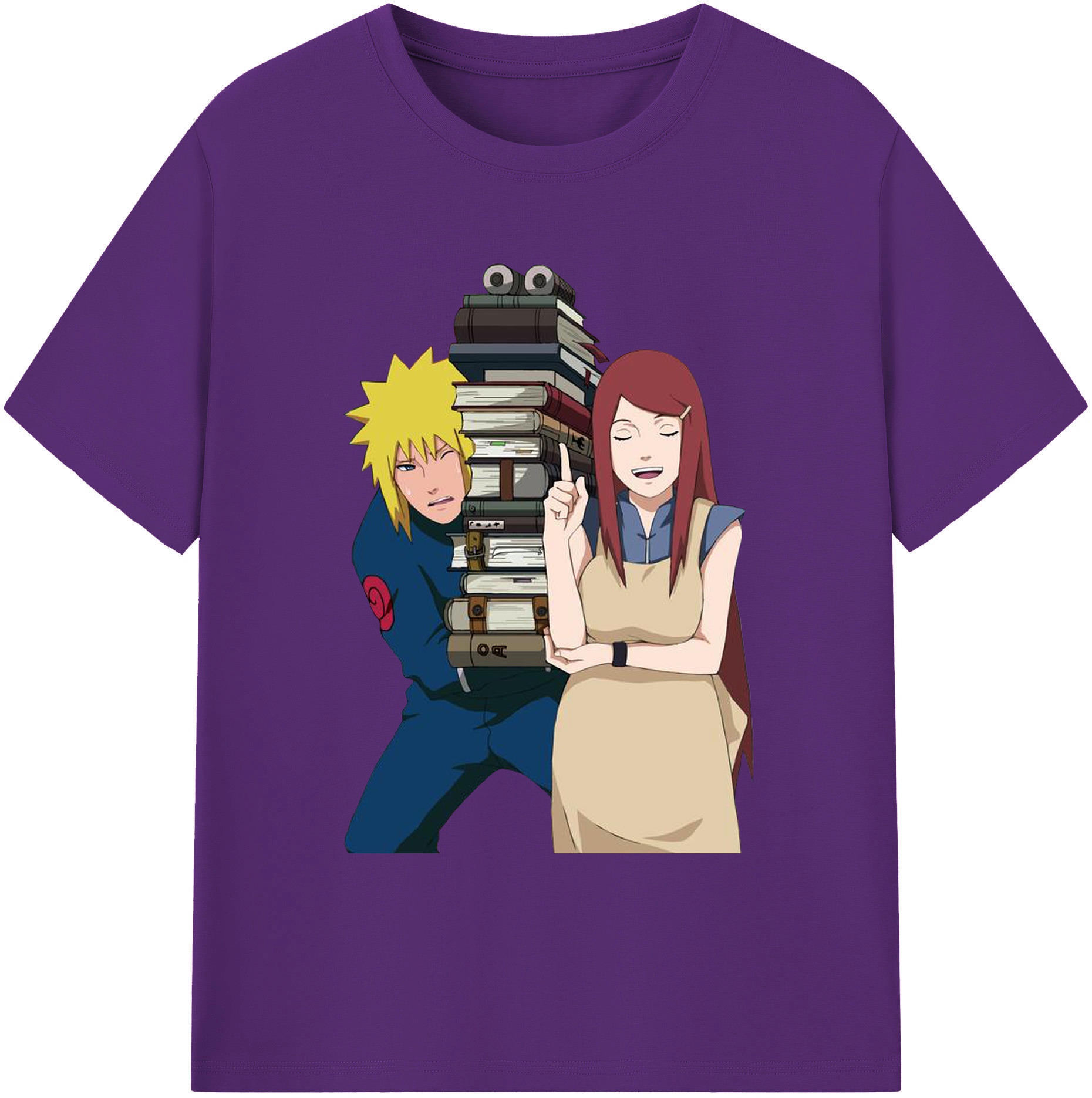 （画像用） NARUTO -ナルト- 波風 ミナト Namikaze Minato 綿100％ メンズ半袖Tシャツ｜肌触りやわらか＆通気性