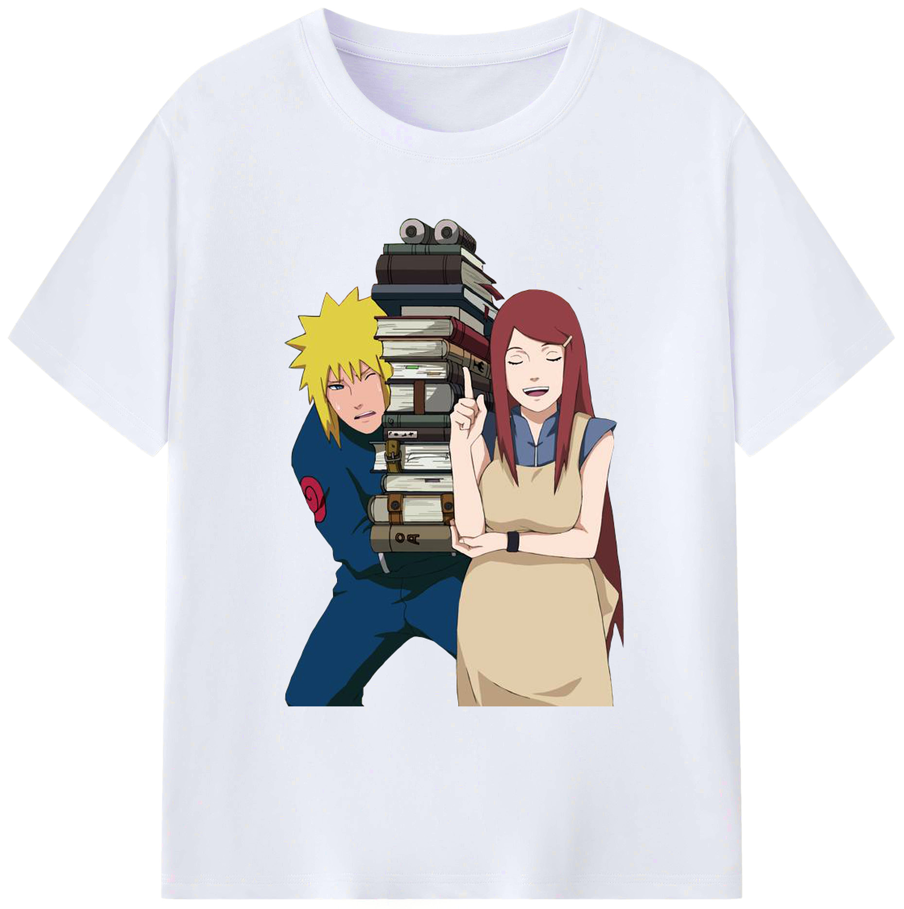（画像用） NARUTO -ナルト- 波風 ミナト Namikaze Minato 綿100％ メンズ半袖Tシャツ｜肌触りやわらか＆通気性