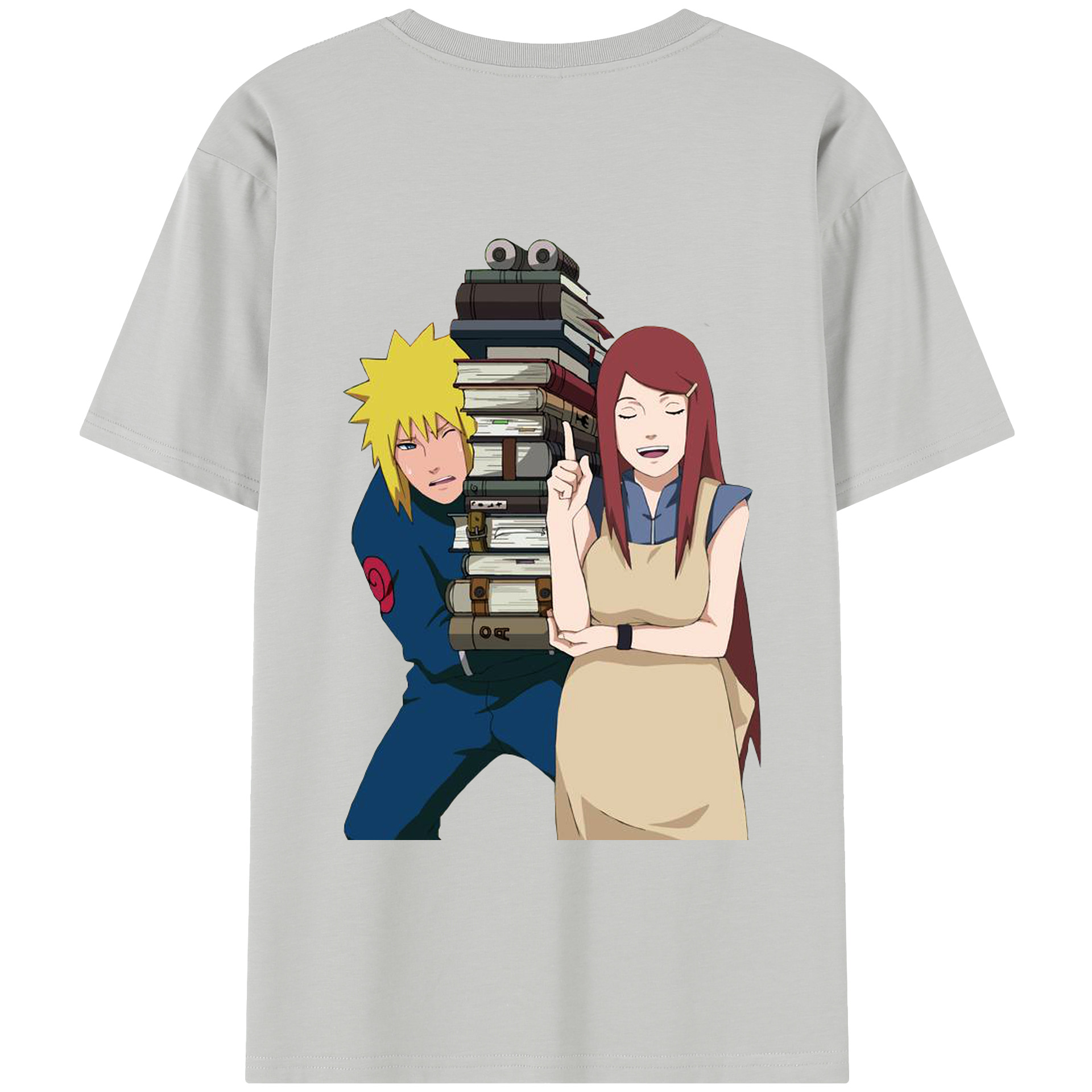 （画像用） NARUTO -ナルト- 波風 ミナト Namikaze Minato レディース半袖Tシャツ(バックプリント)