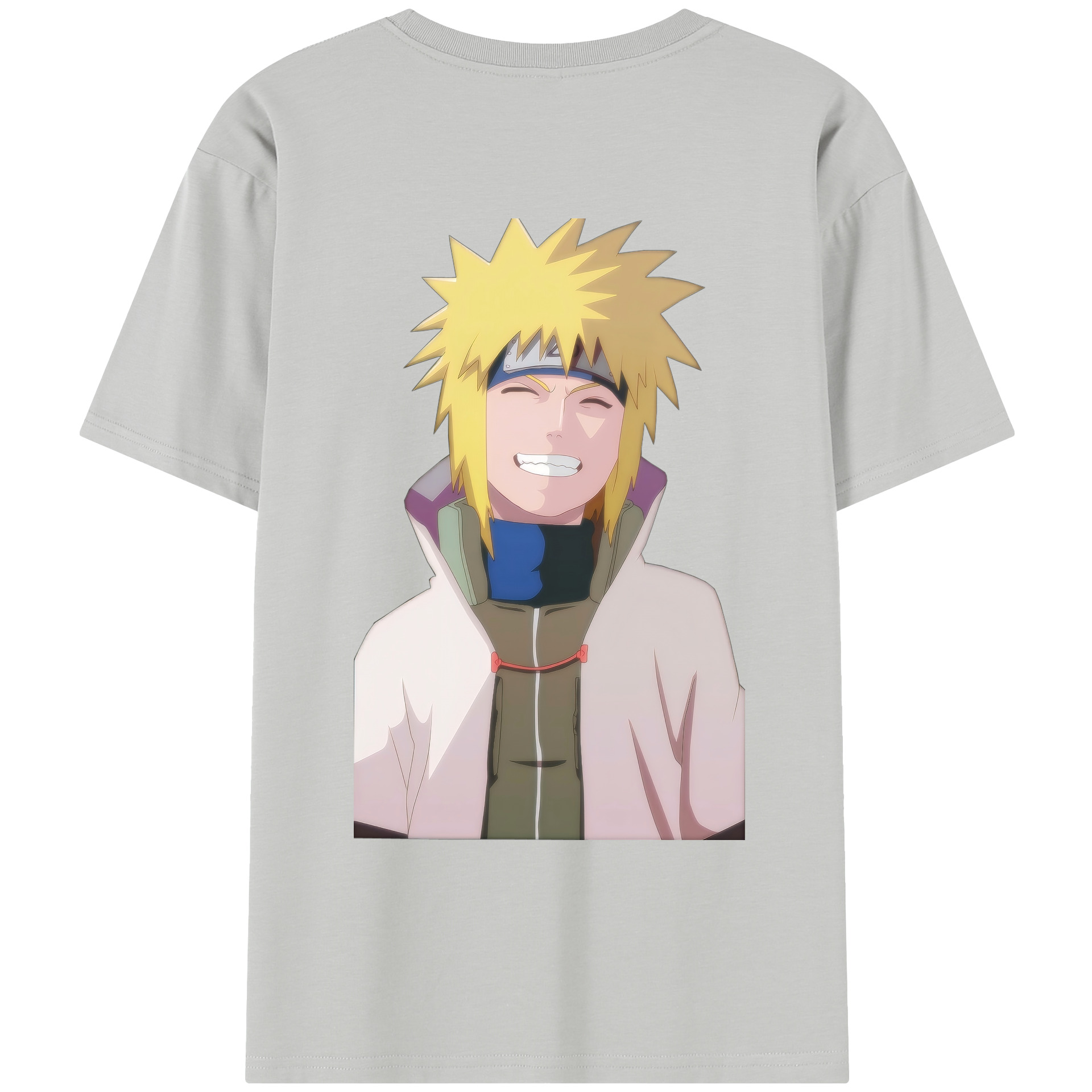 （画像用） NARUTO -ナルト- 波風 ミナト Namikaze Minato レディース半袖Tシャツ(バックプリント)