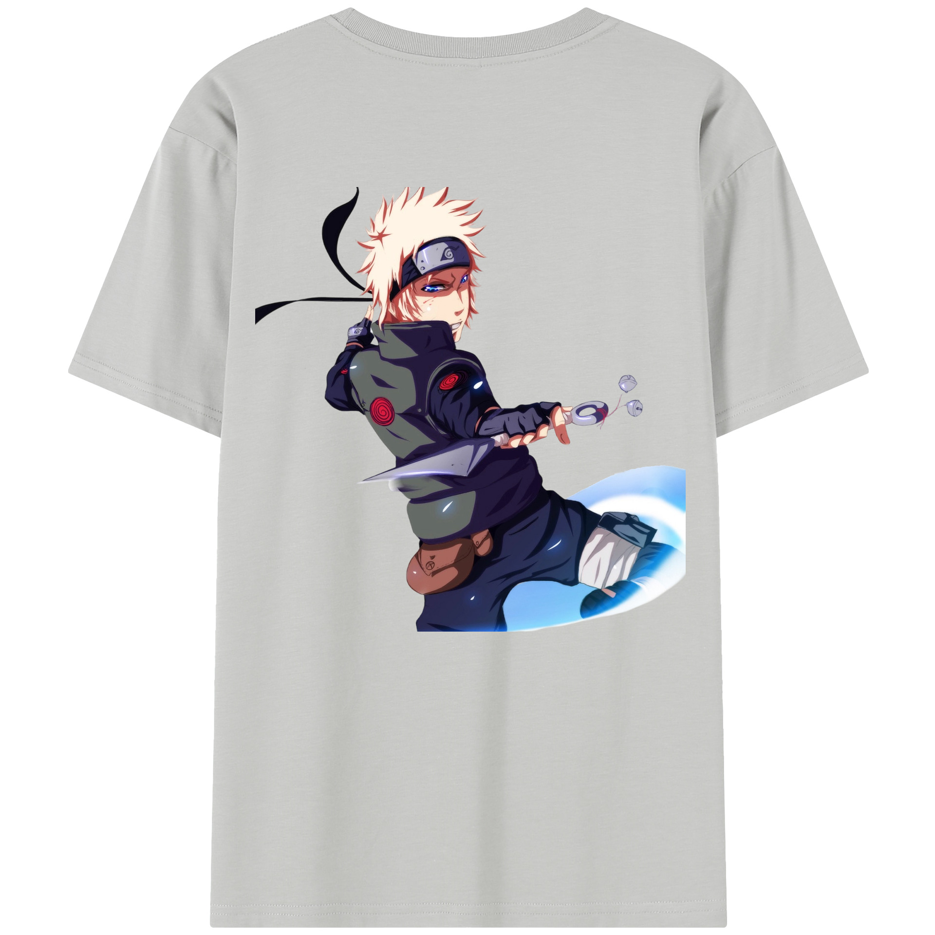 （画像用） NARUTO -ナルト- 波風 ミナト Namikaze Minato レディース半袖Tシャツ(バックプリント)