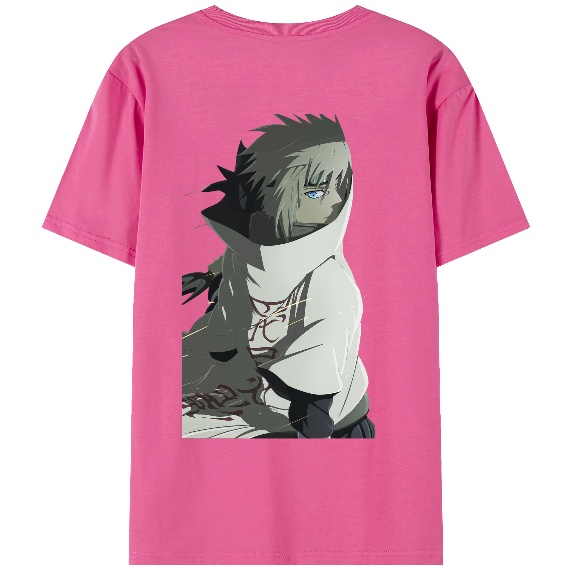 （画像用） NARUTO -ナルト- 波風 ミナト Namikaze Minato レディース半袖Tシャツ(バックプリント)