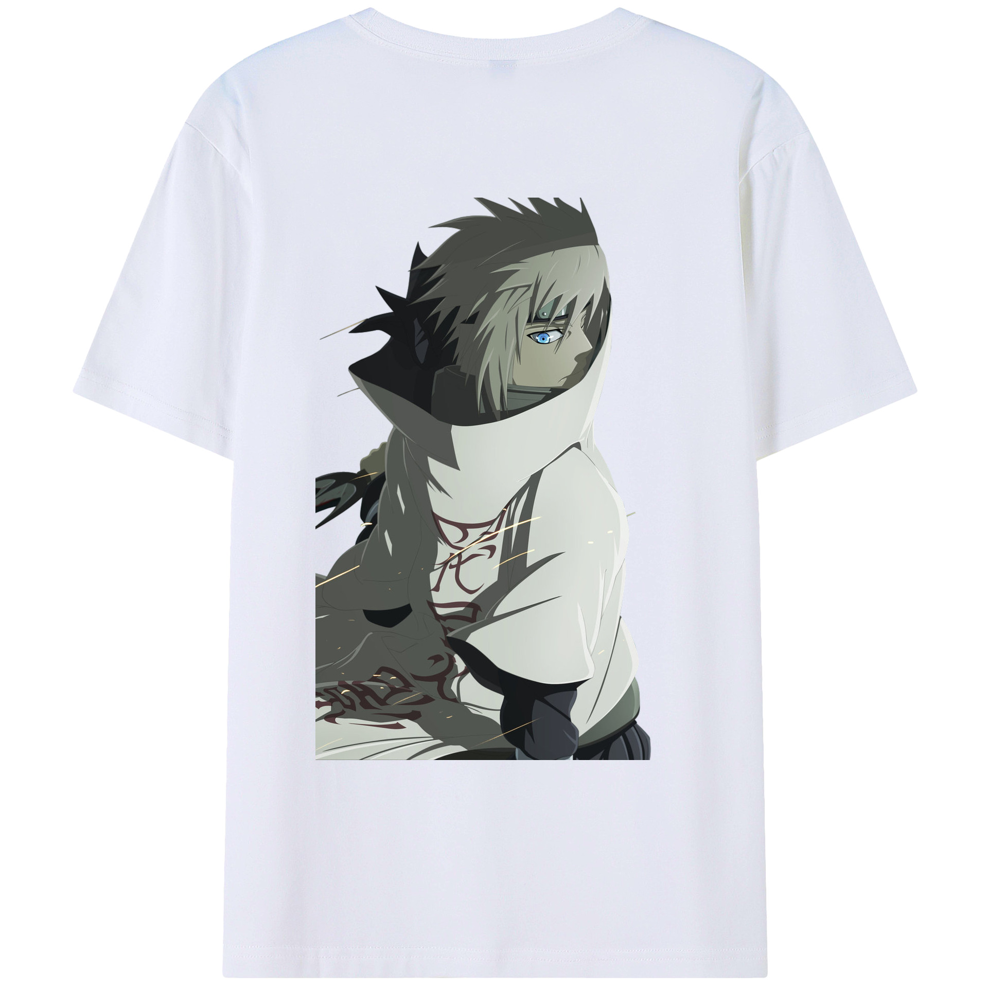 （画像用） NARUTO -ナルト- 波風 ミナト Namikaze Minato レディース半袖Tシャツ(バックプリント)