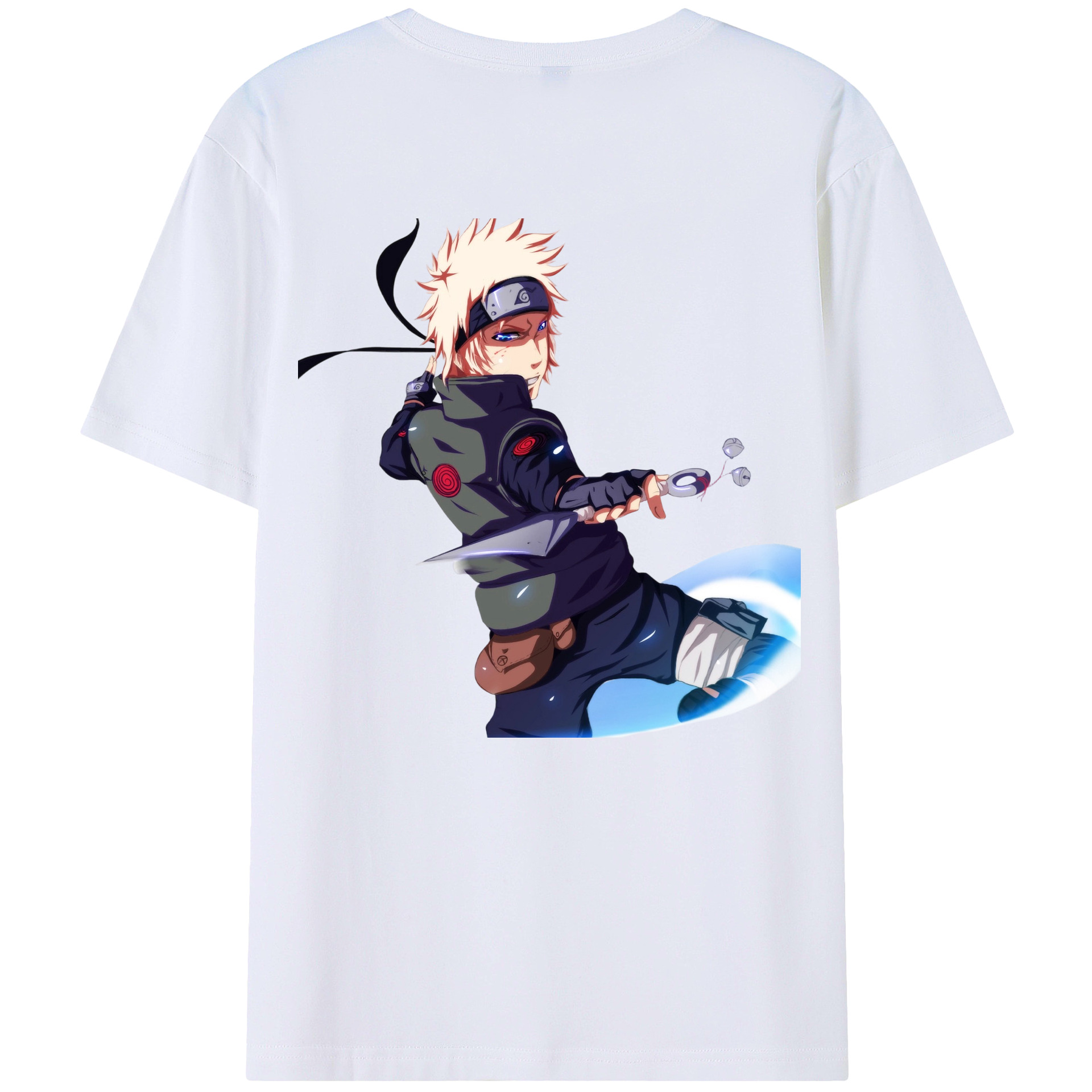（画像用） NARUTO -ナルト- 波風 ミナト Namikaze Minato レディース半袖Tシャツ(バックプリント)