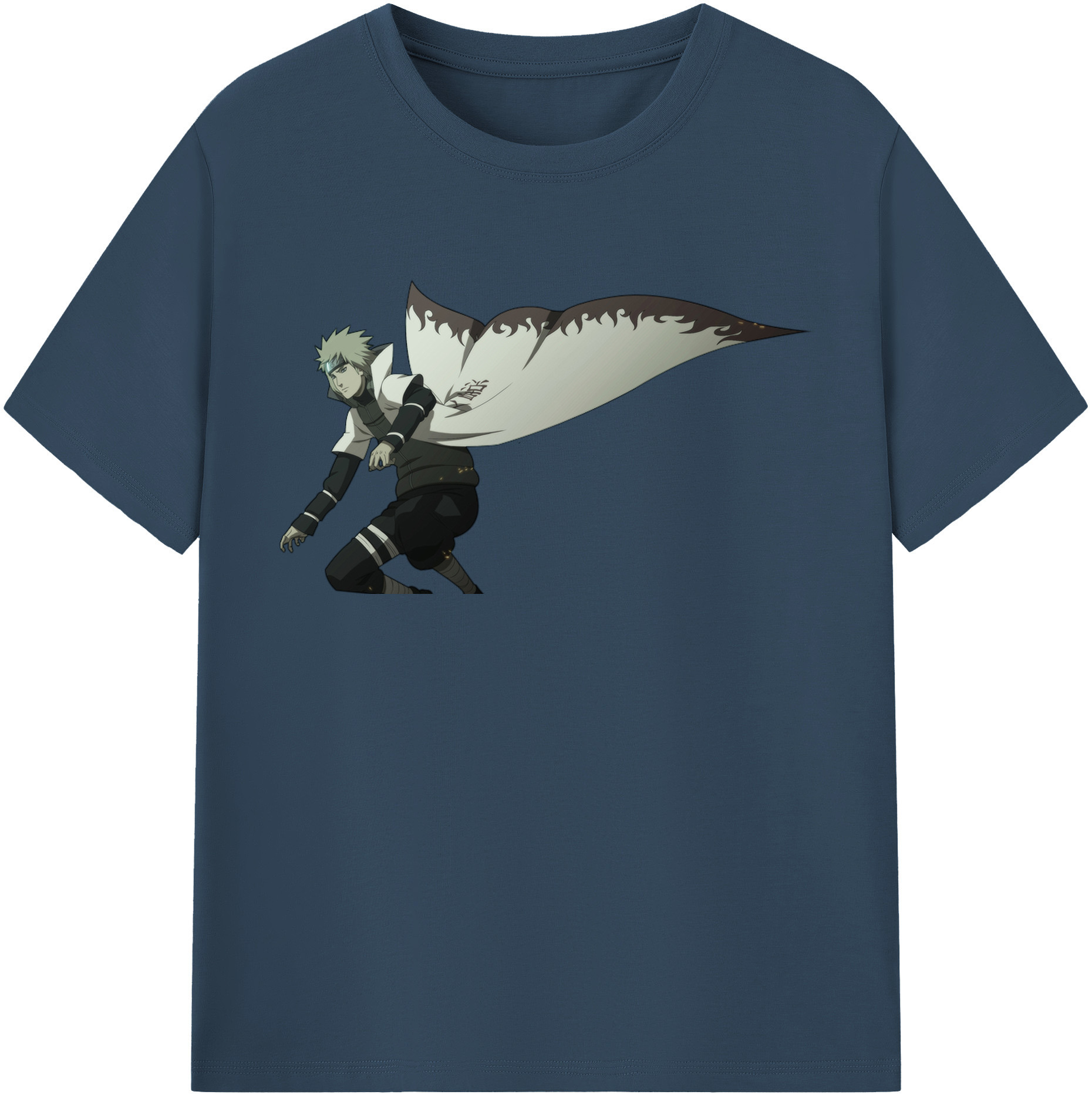 （画像用） NARUTO -ナルト- 波風 ミナト Namikaze Minato レディースカジュアルプリントTシャツ（綿100％）