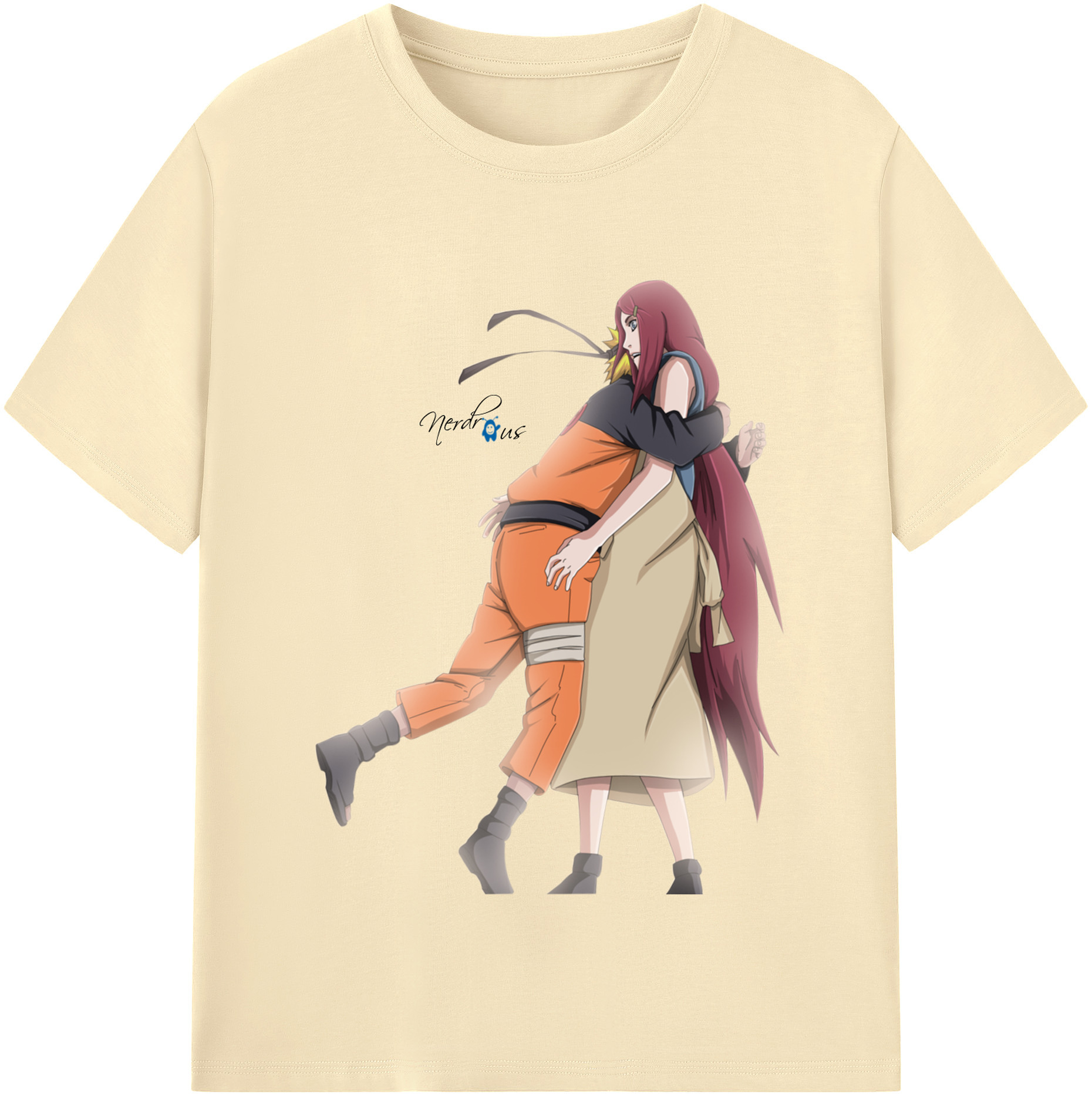 （画像用） NARUTO -ナルト- うずまき ナルト Uzumaki Naruto 綿100％半袖Tシャツ（フロントプリント）