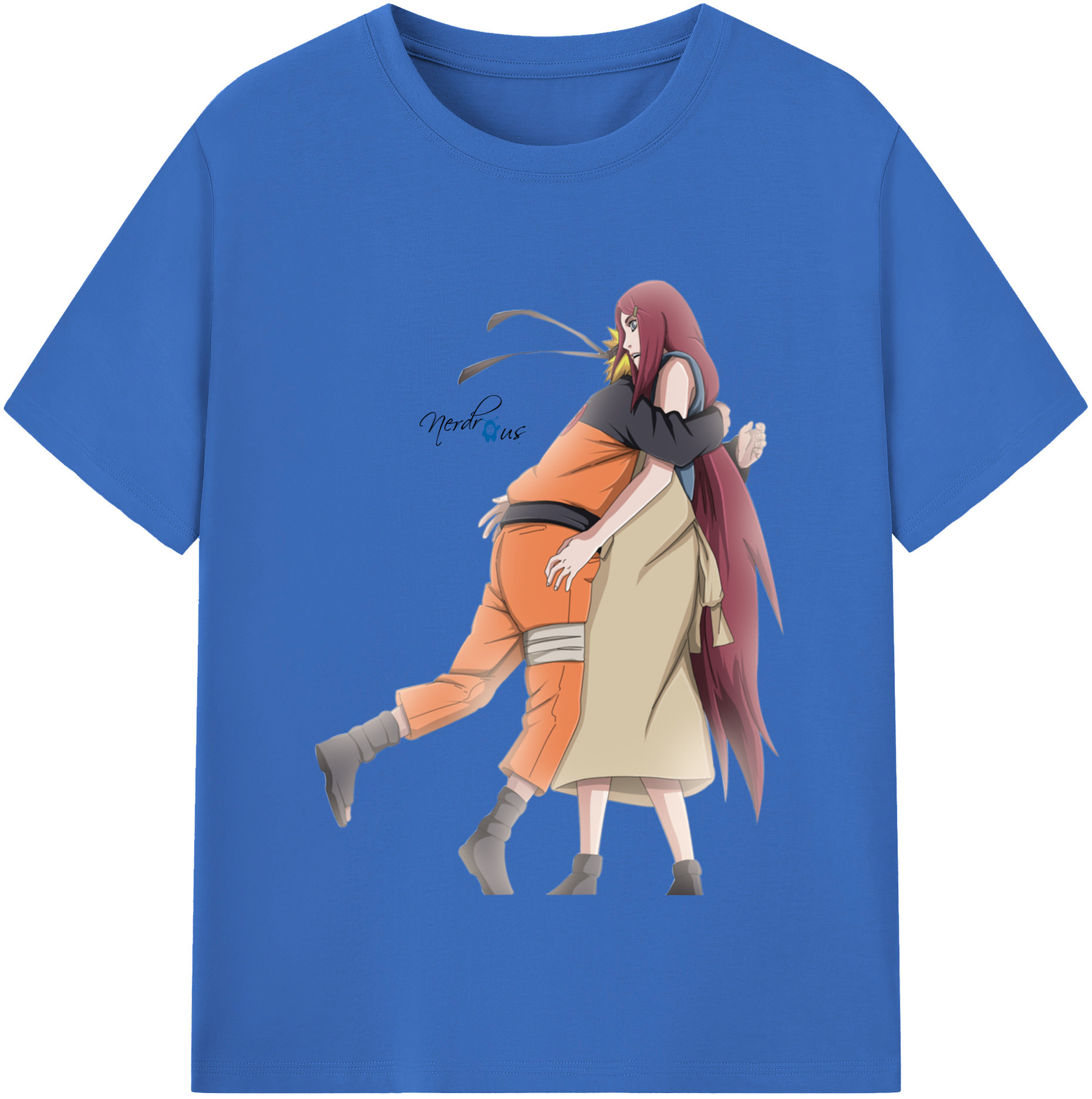 （画像用） NARUTO -ナルト- うずまき ナルト Uzumaki Naruto 綿100％半袖Tシャツ（フロントプリント）