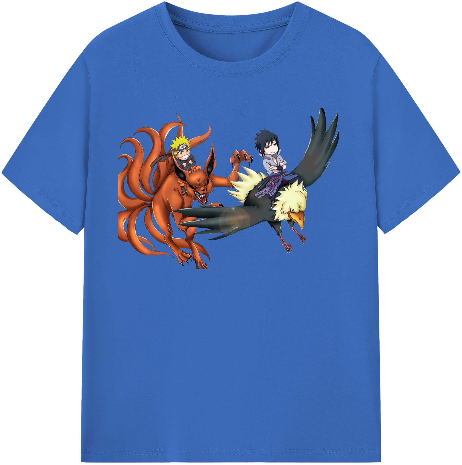 （画像用） NARUTO -ナルト- うずまき ナルト Uzumaki Naruto 綿100％半袖Tシャツ（フロントプリント）