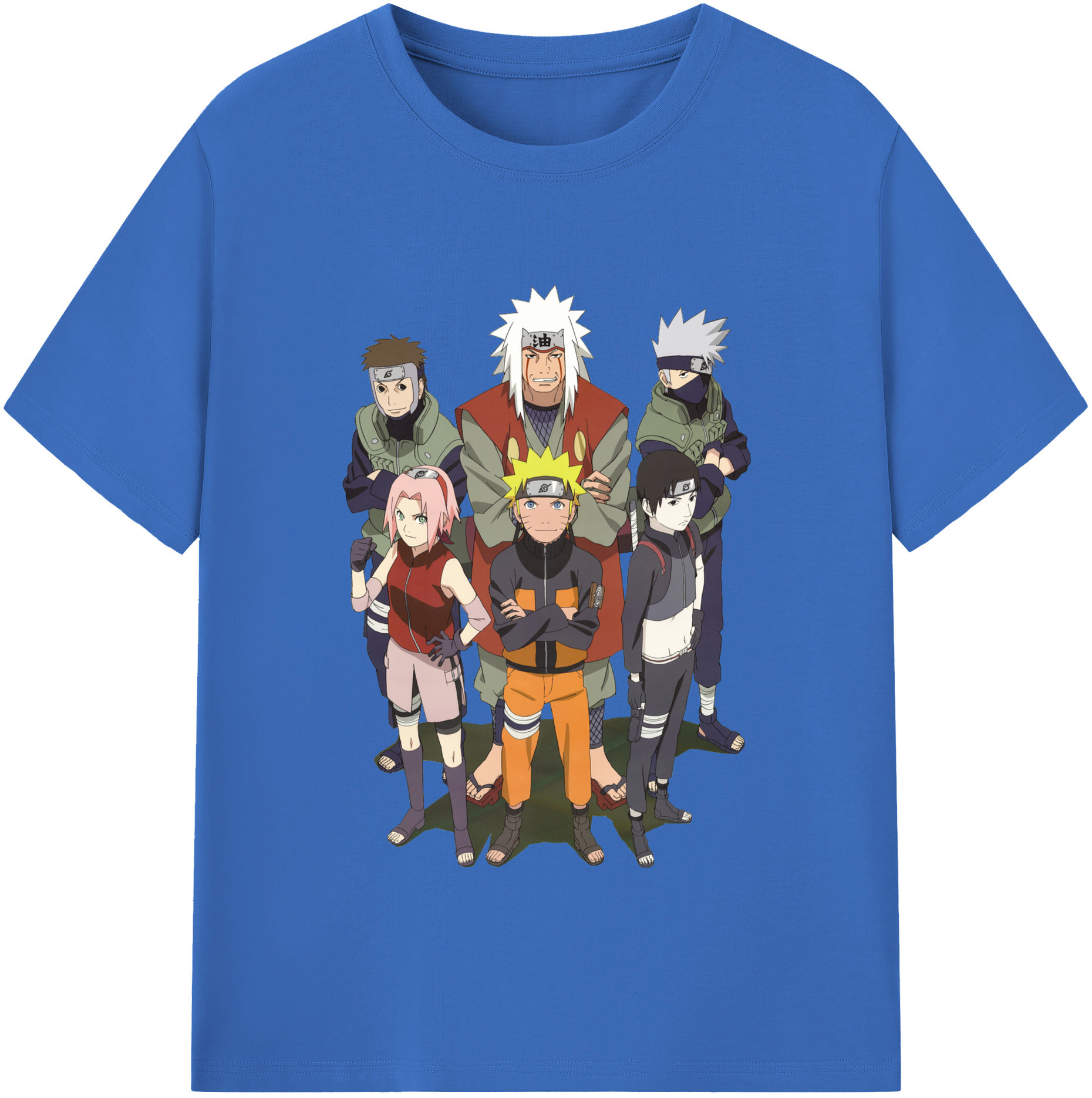 （画像用） NARUTO -ナルト- うずまき ナルト Uzumaki Naruto 綿100％半袖Tシャツ（フロントプリント）