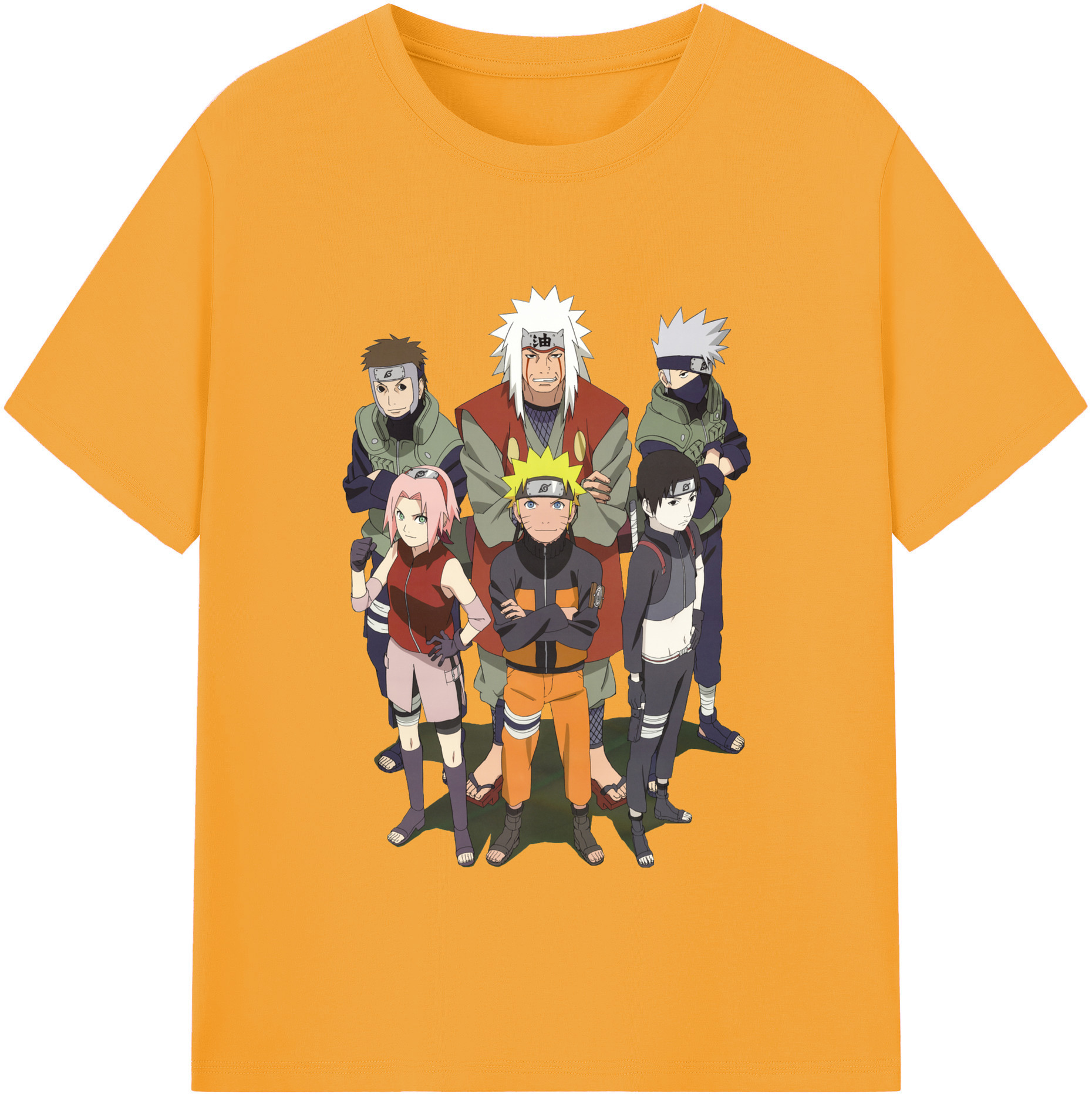 （画像用） NARUTO -ナルト- うずまき ナルト Uzumaki Naruto 綿100％半袖Tシャツ（フロントプリント）