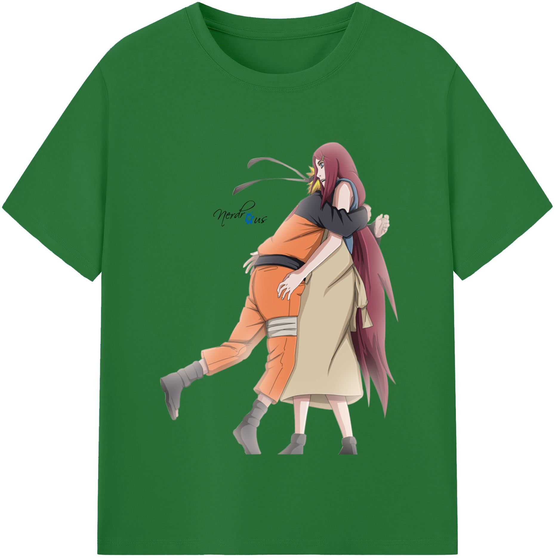 （画像用） NARUTO -ナルト- うずまき ナルト Uzumaki Naruto 綿100％半袖Tシャツ（フロントプリント）