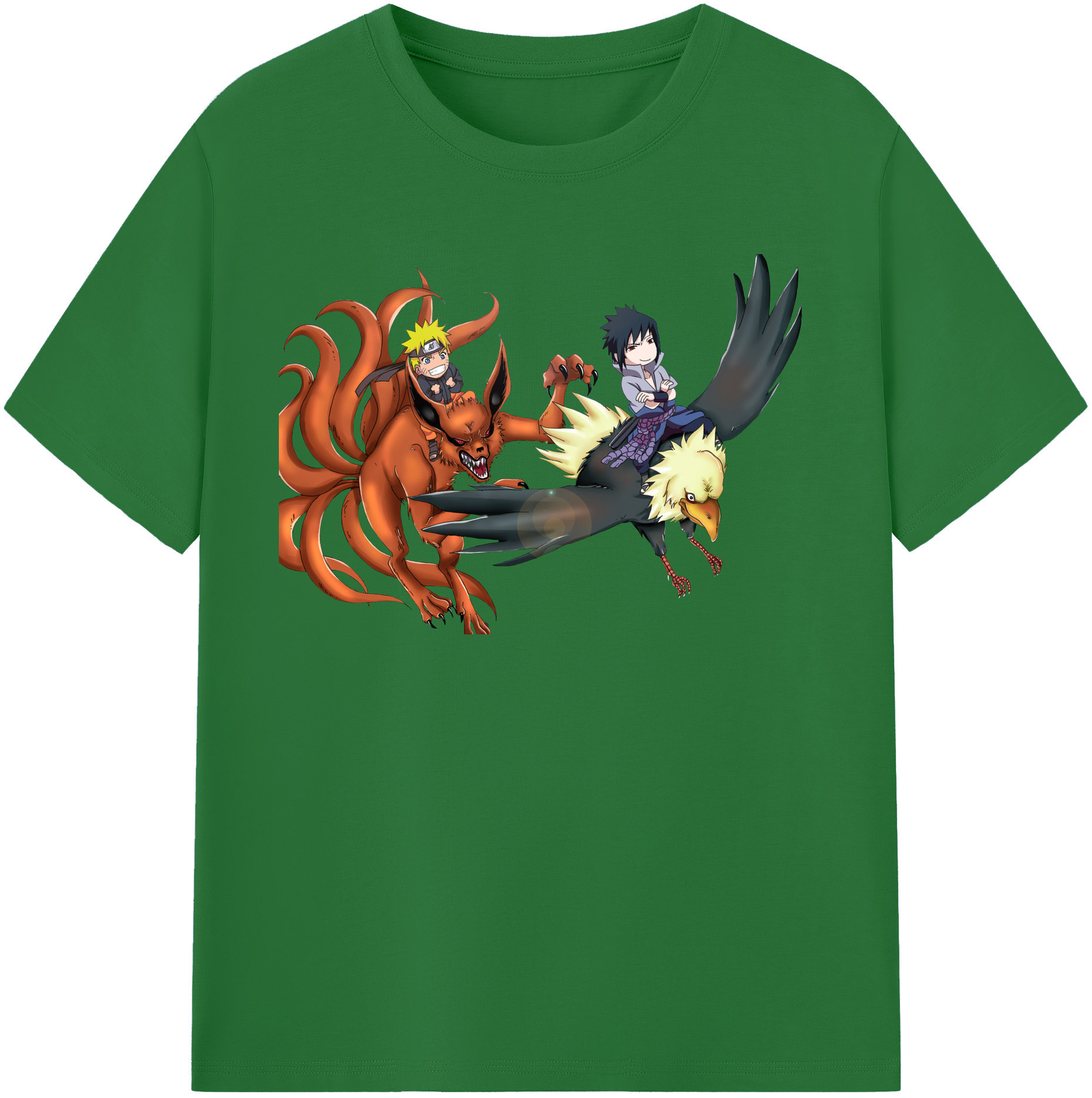 （画像用） NARUTO -ナルト- うずまき ナルト Uzumaki Naruto 綿100％半袖Tシャツ（フロントプリント）