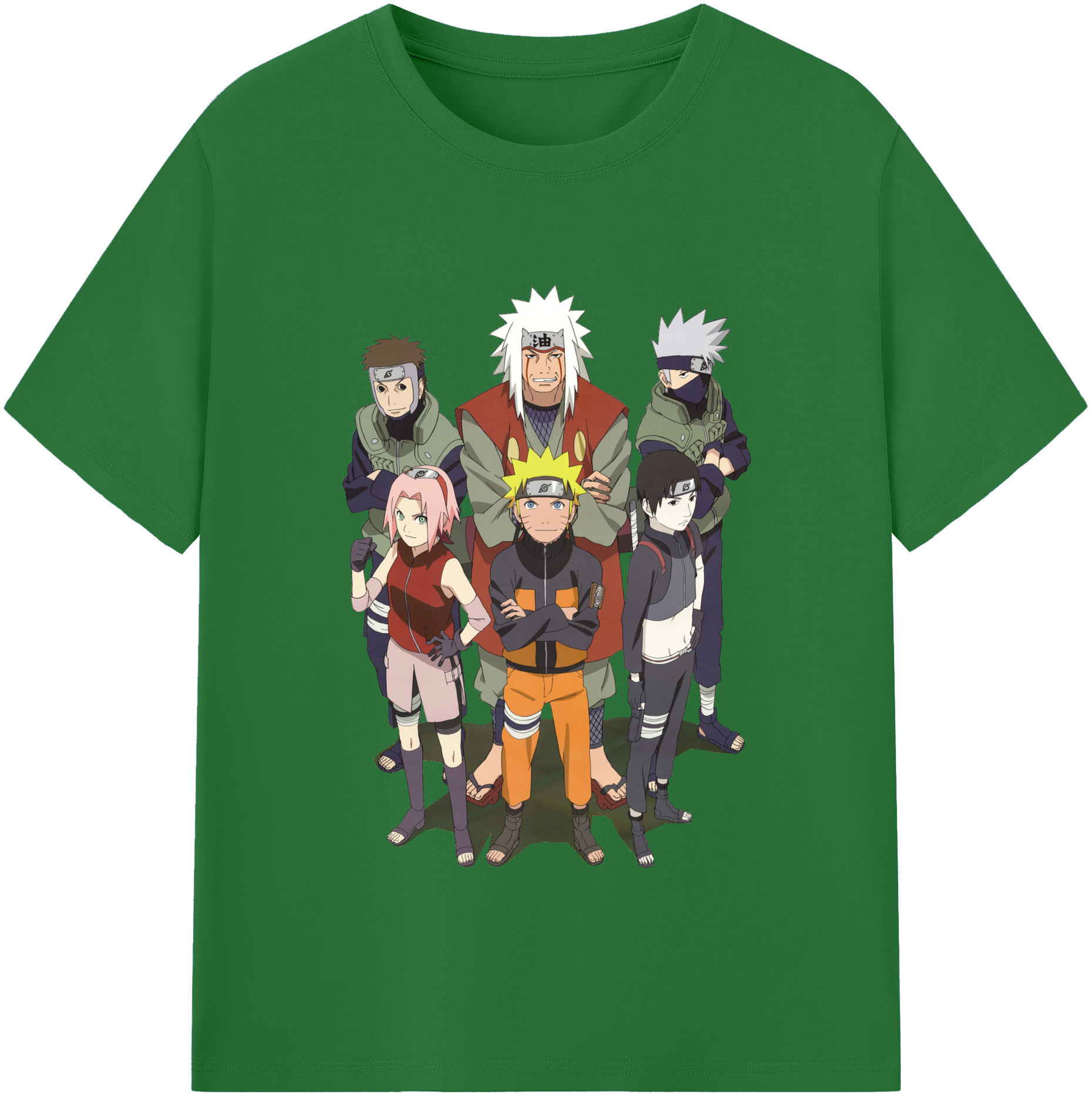（画像用） NARUTO -ナルト- うずまき ナルト Uzumaki Naruto 綿100％半袖Tシャツ（フロントプリント）