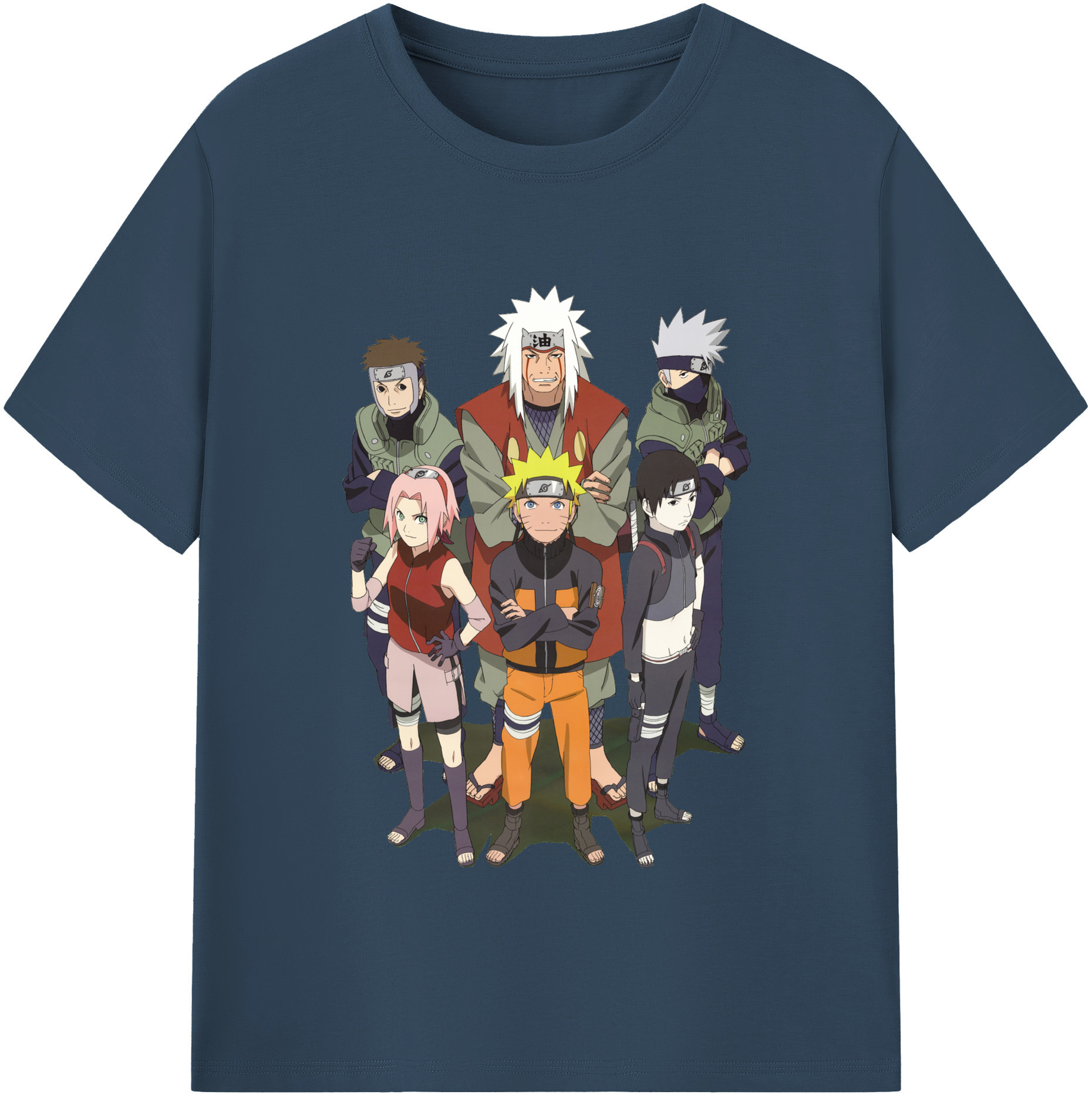 （画像用） NARUTO -ナルト- うずまき ナルト Uzumaki Naruto 綿100％半袖Tシャツ（フロントプリント）