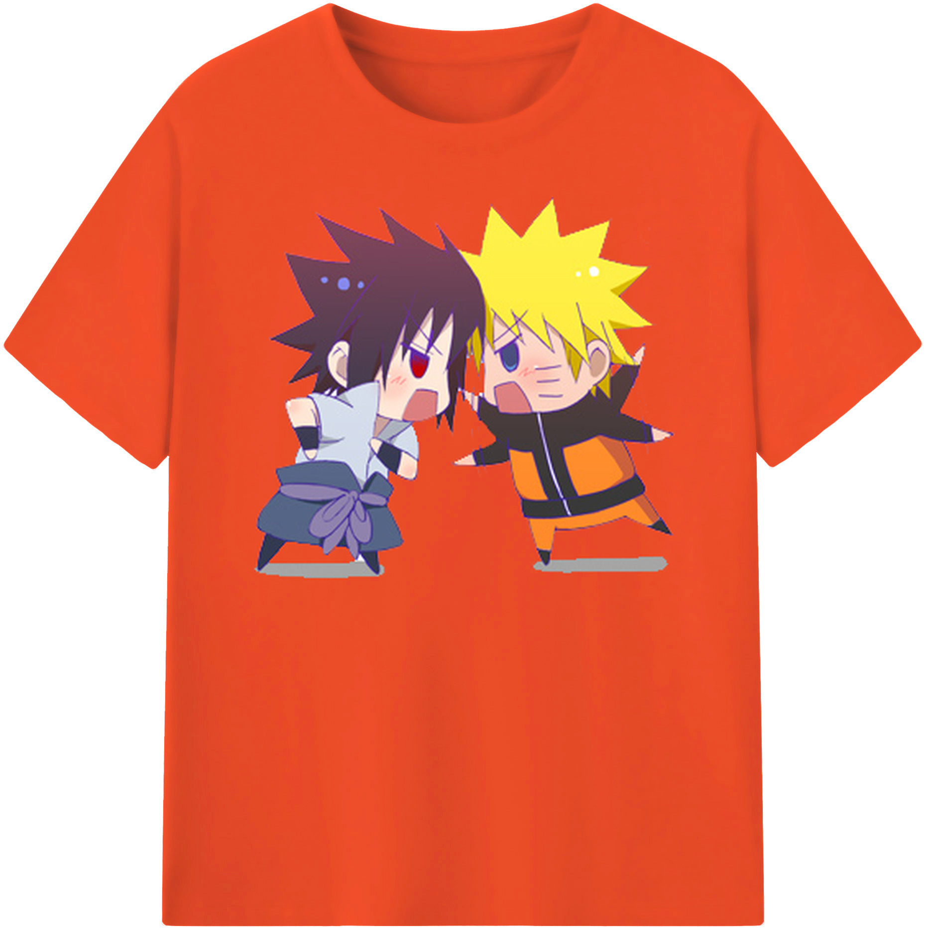 （画像用） NARUTO -ナルト- うずまき ナルト Uzumaki Naruto 綿100％半袖Tシャツ（フロントプリント）