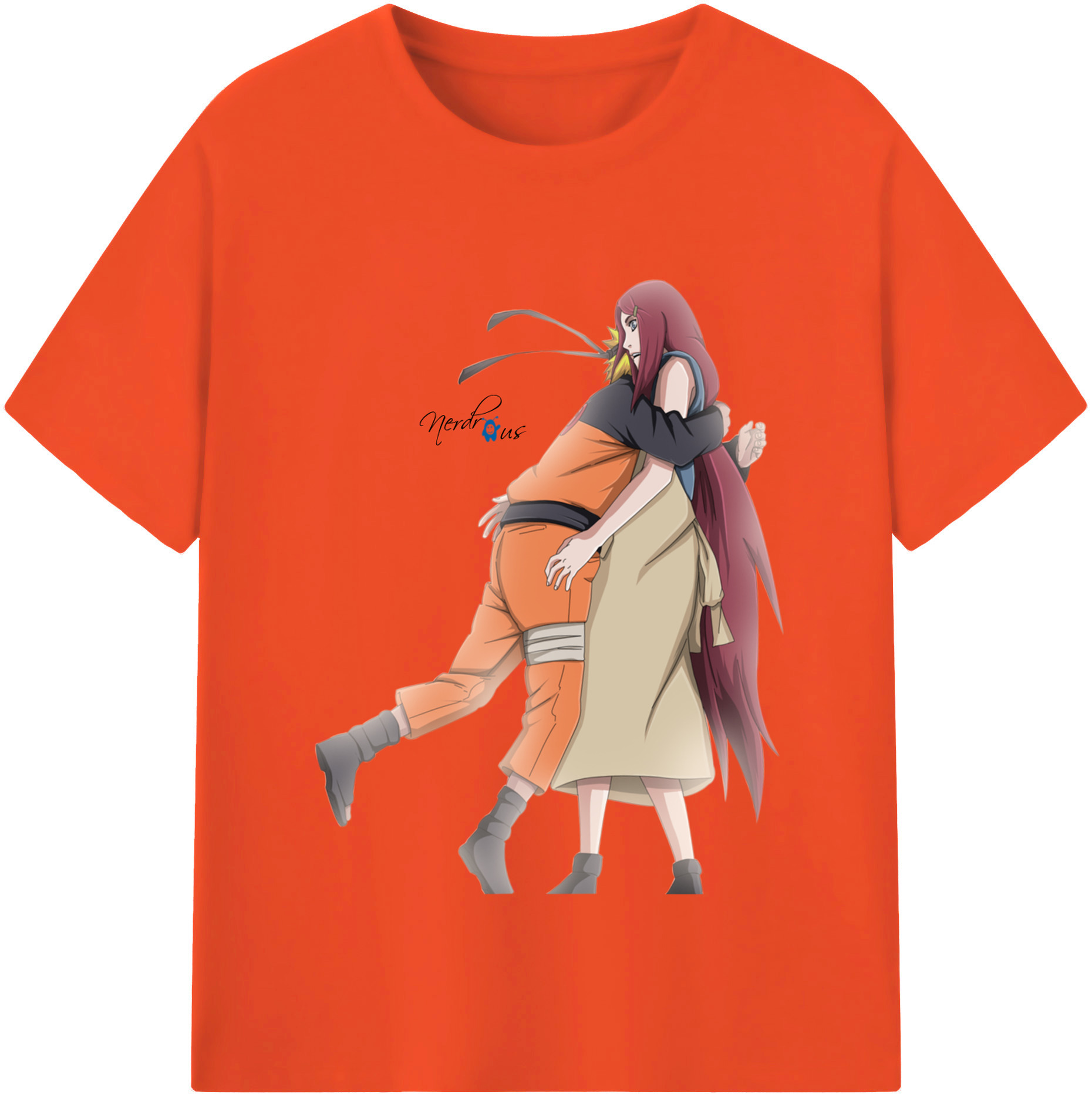 （画像用） NARUTO -ナルト- うずまき ナルト Uzumaki Naruto 綿100％半袖Tシャツ（フロントプリント）