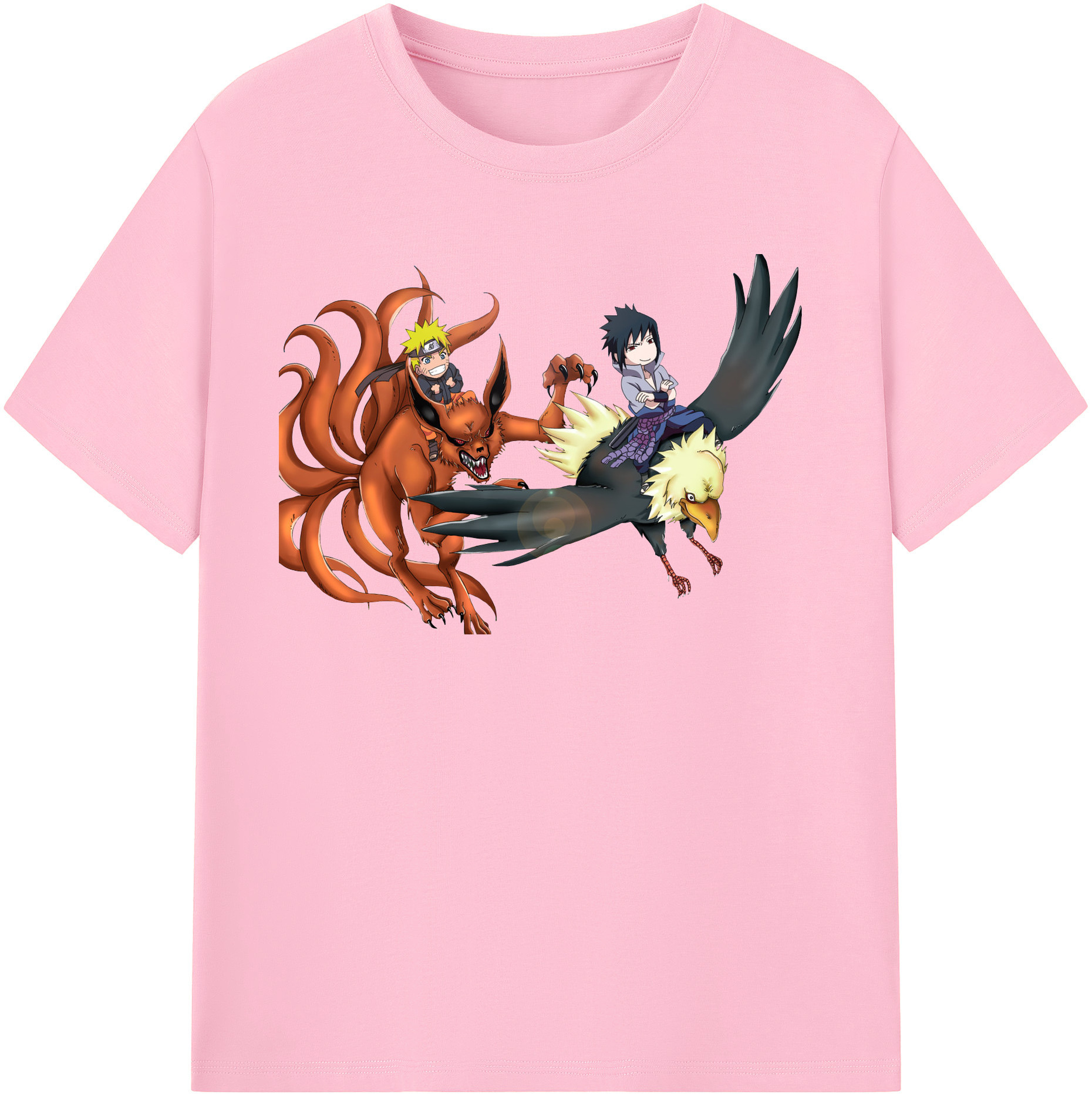 （画像用） NARUTO -ナルト- うずまき ナルト Uzumaki Naruto 綿100％半袖Tシャツ（フロントプリント）