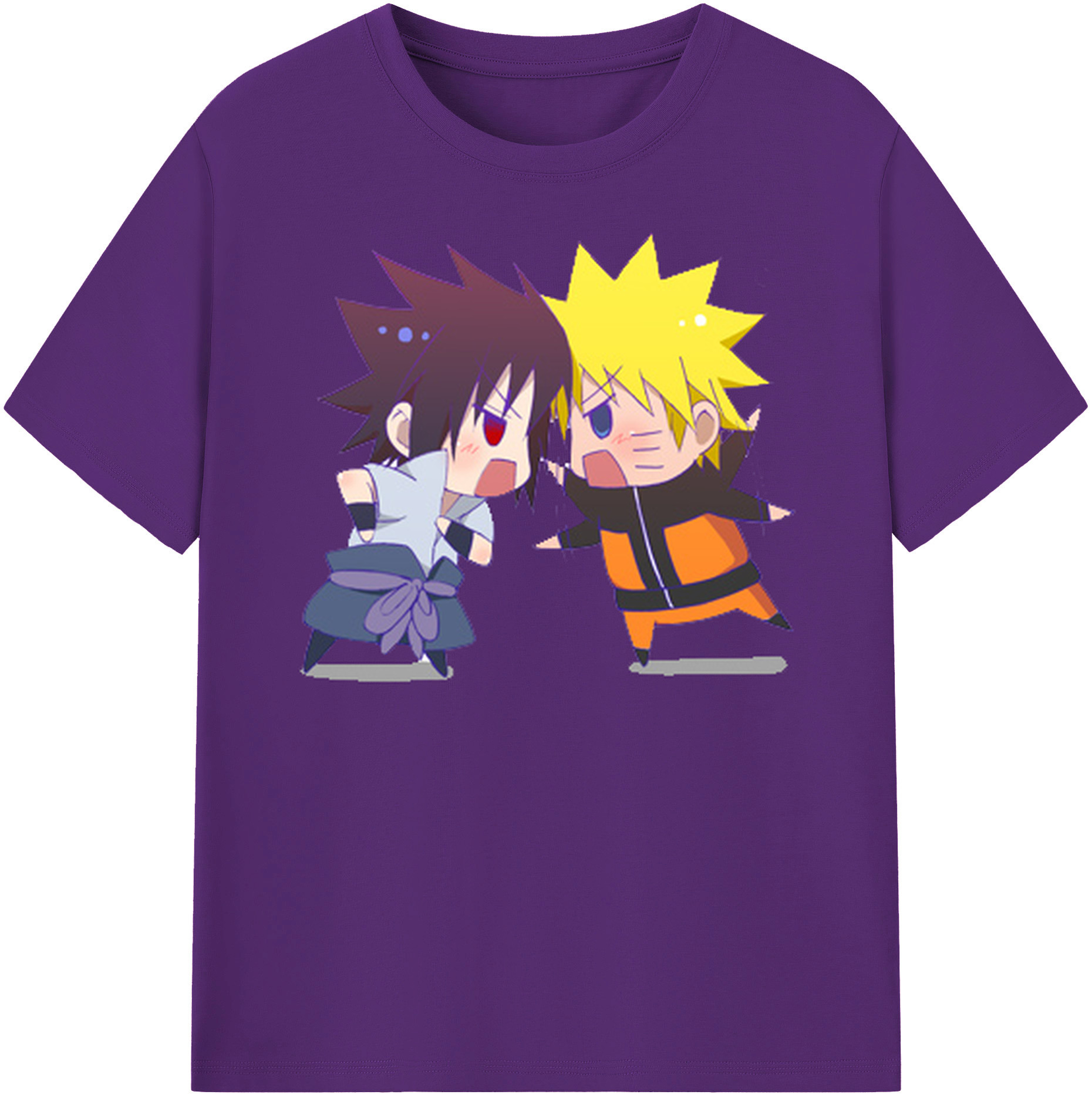 （画像用） NARUTO -ナルト- うずまき ナルト Uzumaki Naruto 綿100％半袖Tシャツ（フロントプリント）