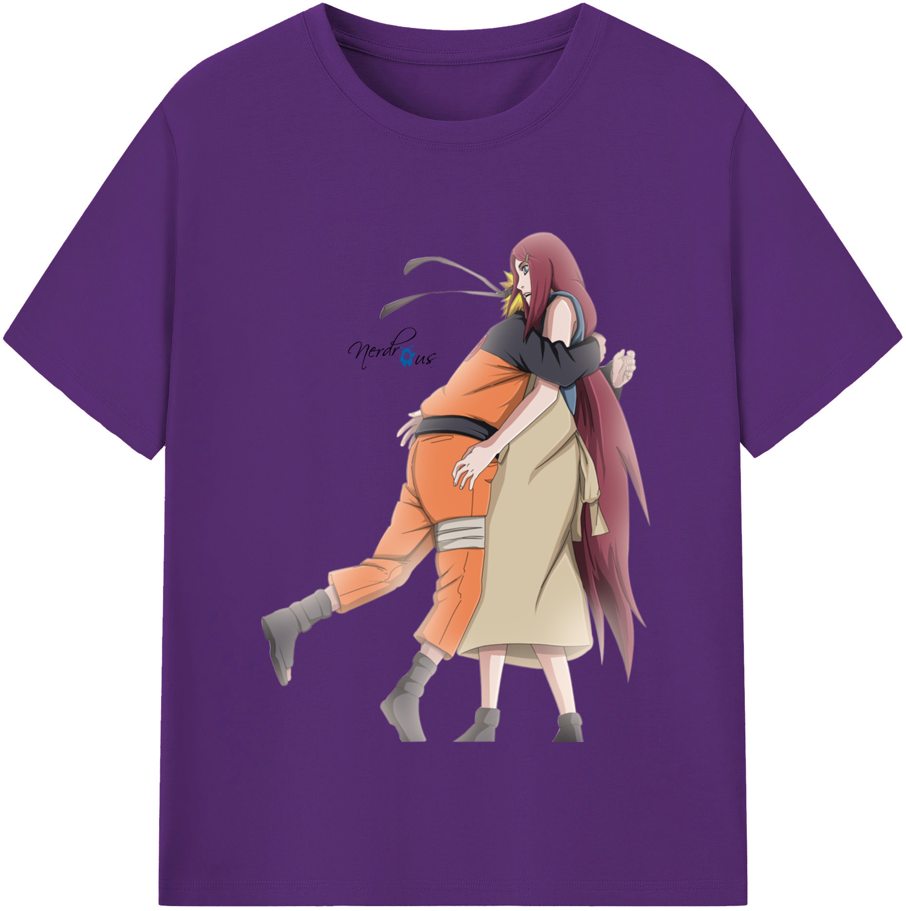 （画像用） NARUTO -ナルト- うずまき ナルト Uzumaki Naruto 綿100％半袖Tシャツ（フロントプリント）