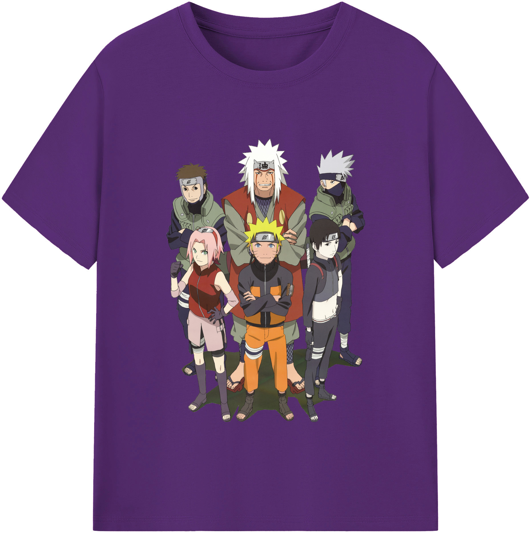 （画像用） NARUTO -ナルト- うずまき ナルト Uzumaki Naruto 綿100％半袖Tシャツ（フロントプリント）