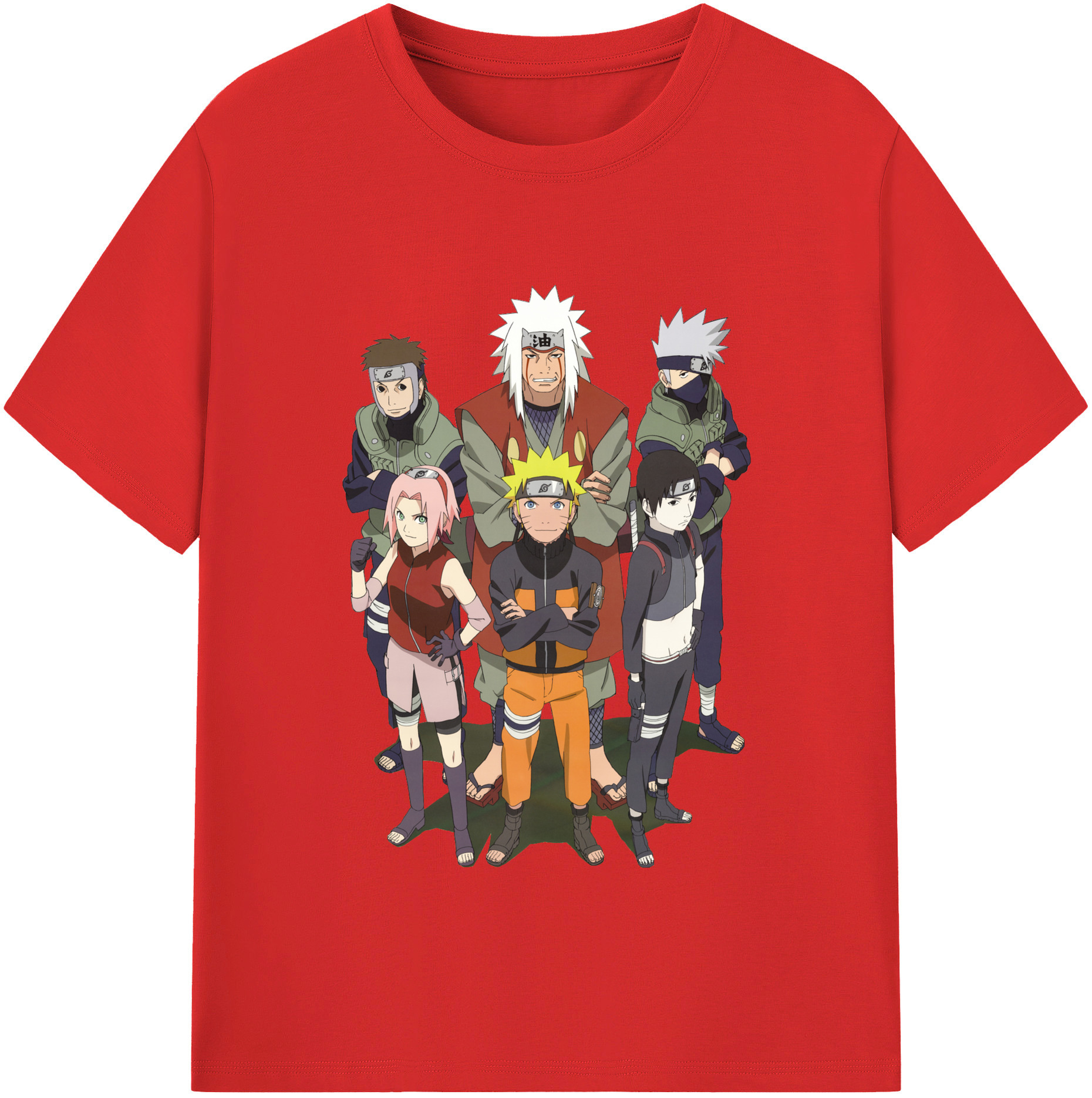 （画像用） NARUTO -ナルト- うずまき ナルト Uzumaki Naruto 綿100％半袖Tシャツ（フロントプリント）