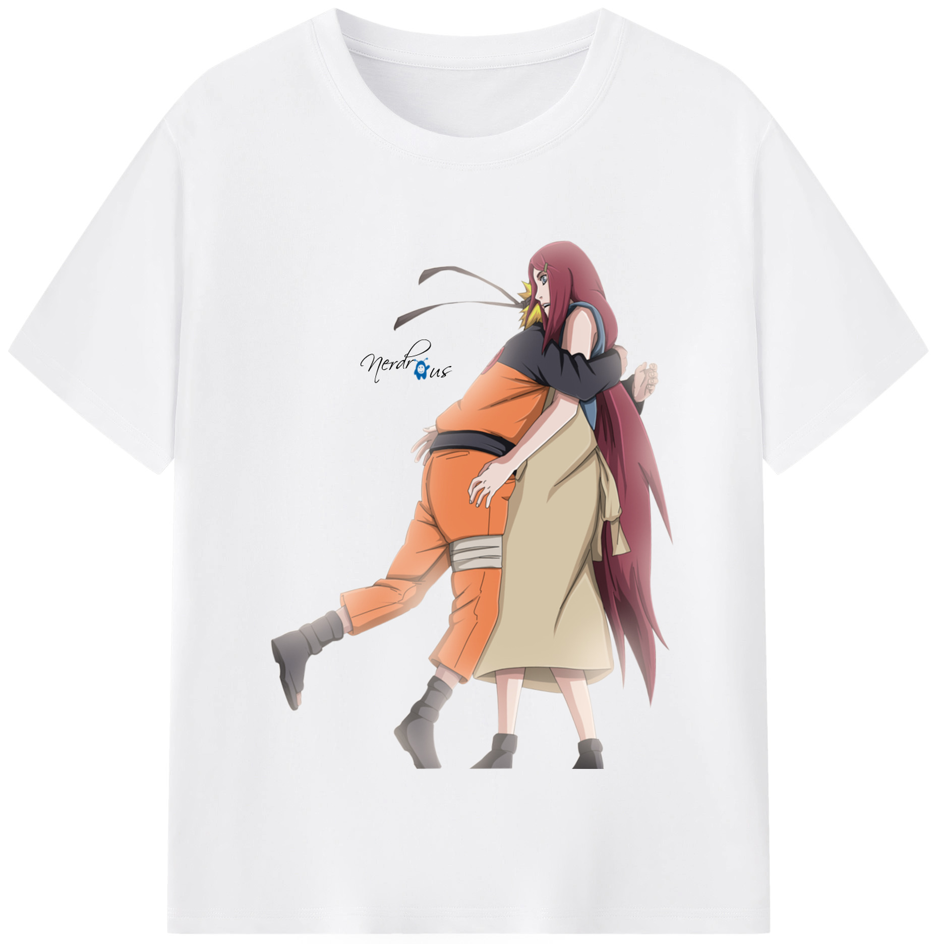（画像用） NARUTO -ナルト- うずまき ナルト Uzumaki Naruto 綿100％半袖Tシャツ（フロントプリント）