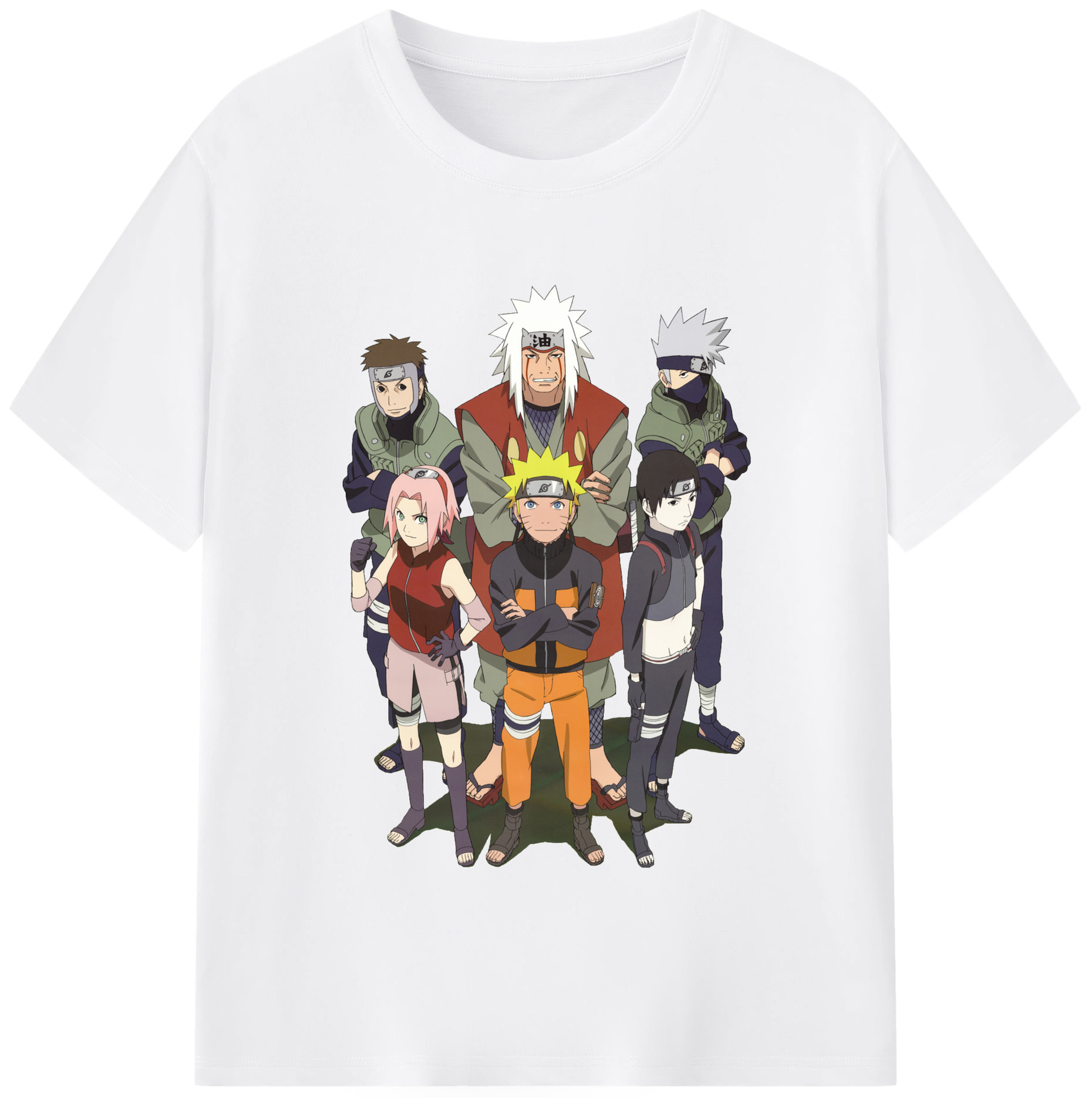 （画像用） NARUTO -ナルト- うずまき ナルト Uzumaki Naruto 綿100％半袖Tシャツ（フロントプリント）