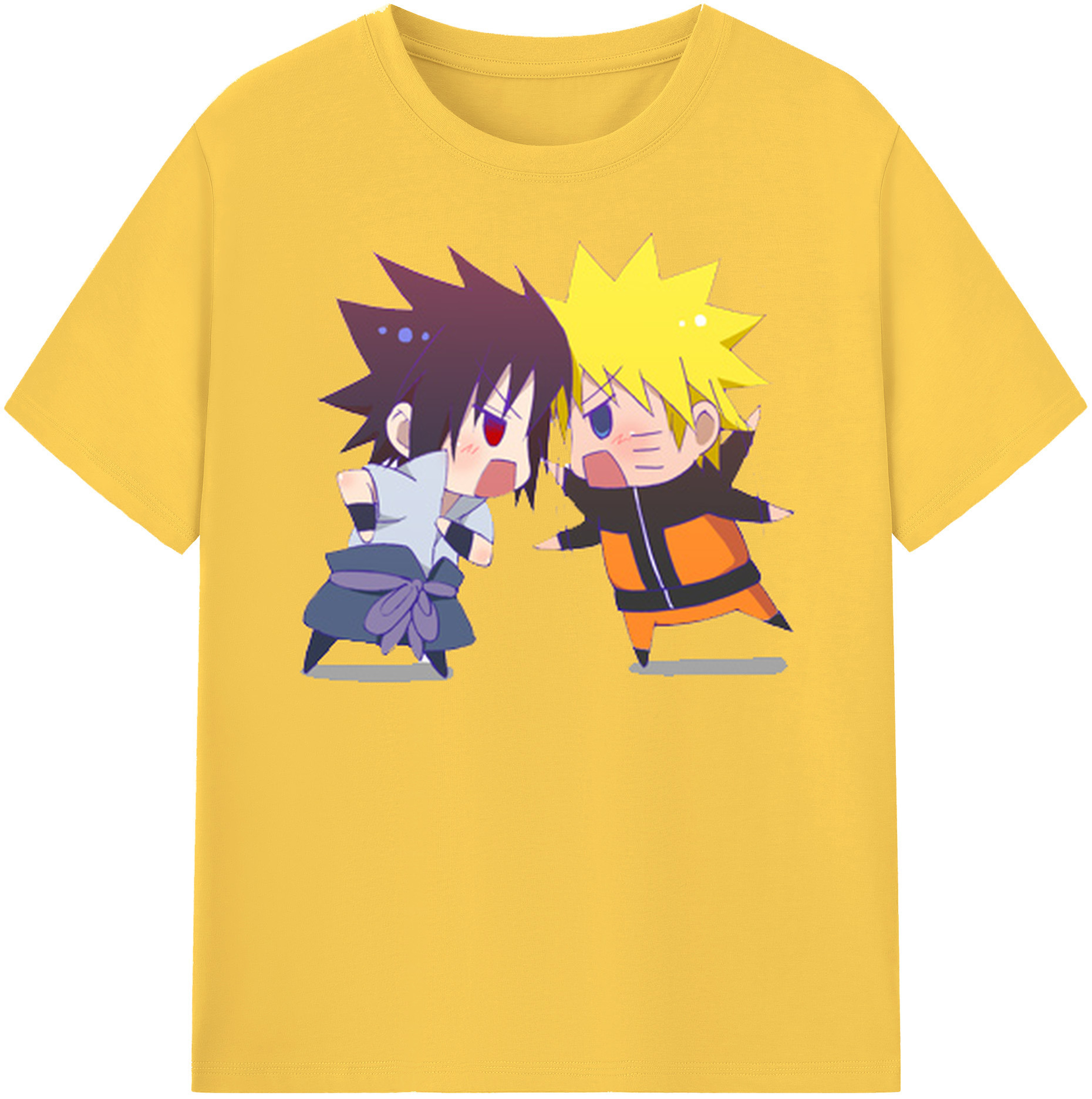 （画像用） NARUTO -ナルト- うずまき ナルト Uzumaki Naruto 綿100％半袖Tシャツ（フロントプリント）
