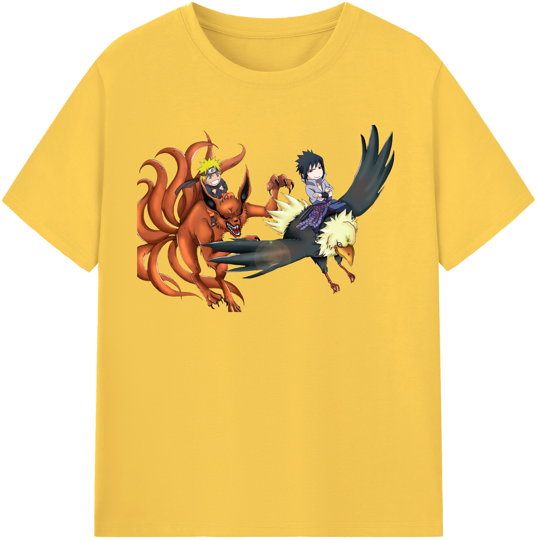 （画像用） NARUTO -ナルト- うずまき ナルト Uzumaki Naruto 綿100％半袖Tシャツ（フロントプリント）