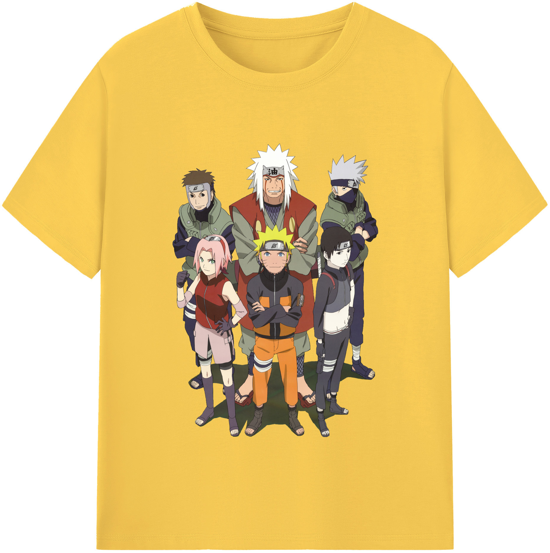 （画像用） NARUTO -ナルト- うずまき ナルト Uzumaki Naruto 綿100％半袖Tシャツ（フロントプリント）