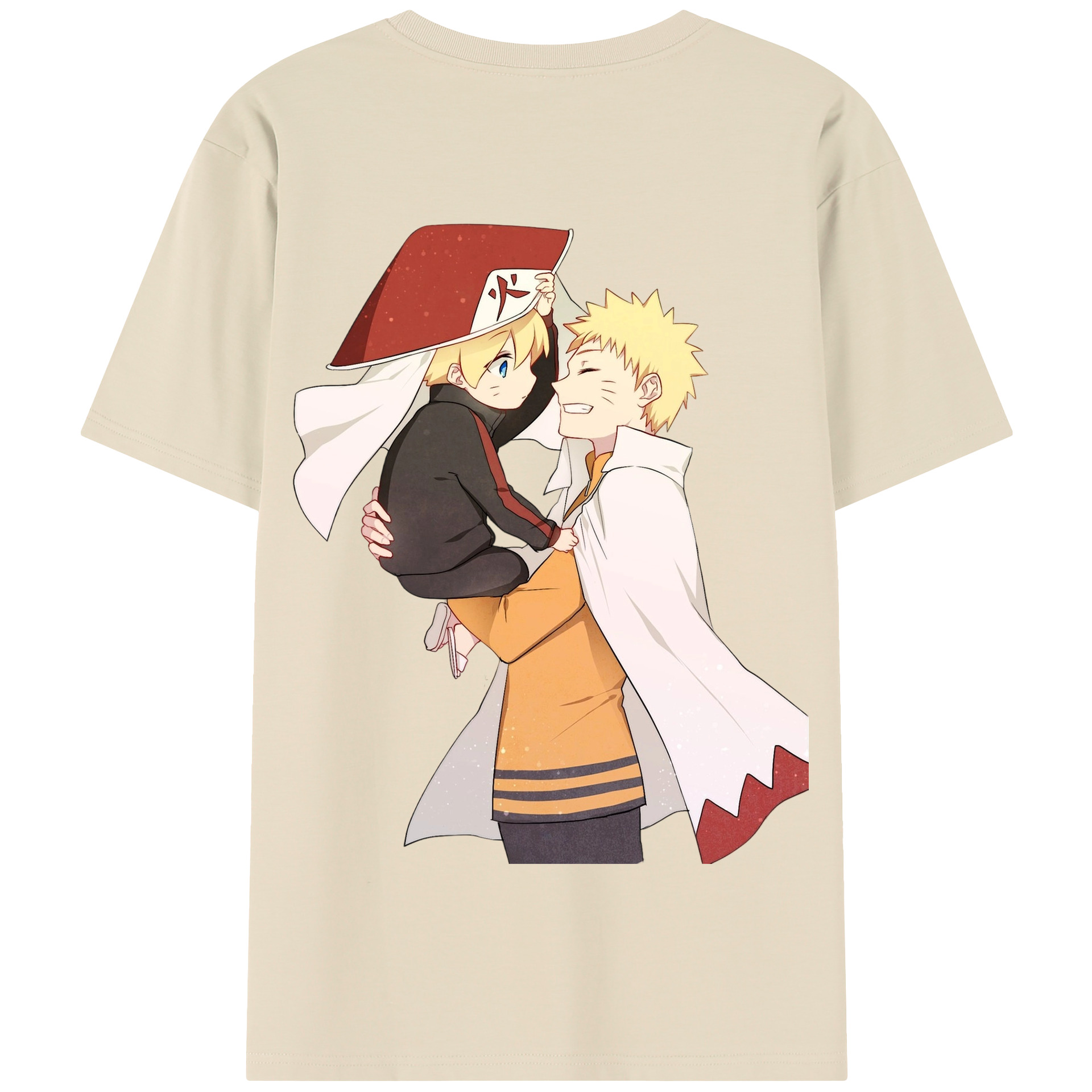 （画像用） NARUTO -ナルト- うずまき ナルト Uzumaki Naruto 綿100％半袖Tシャツ（背面プリント）