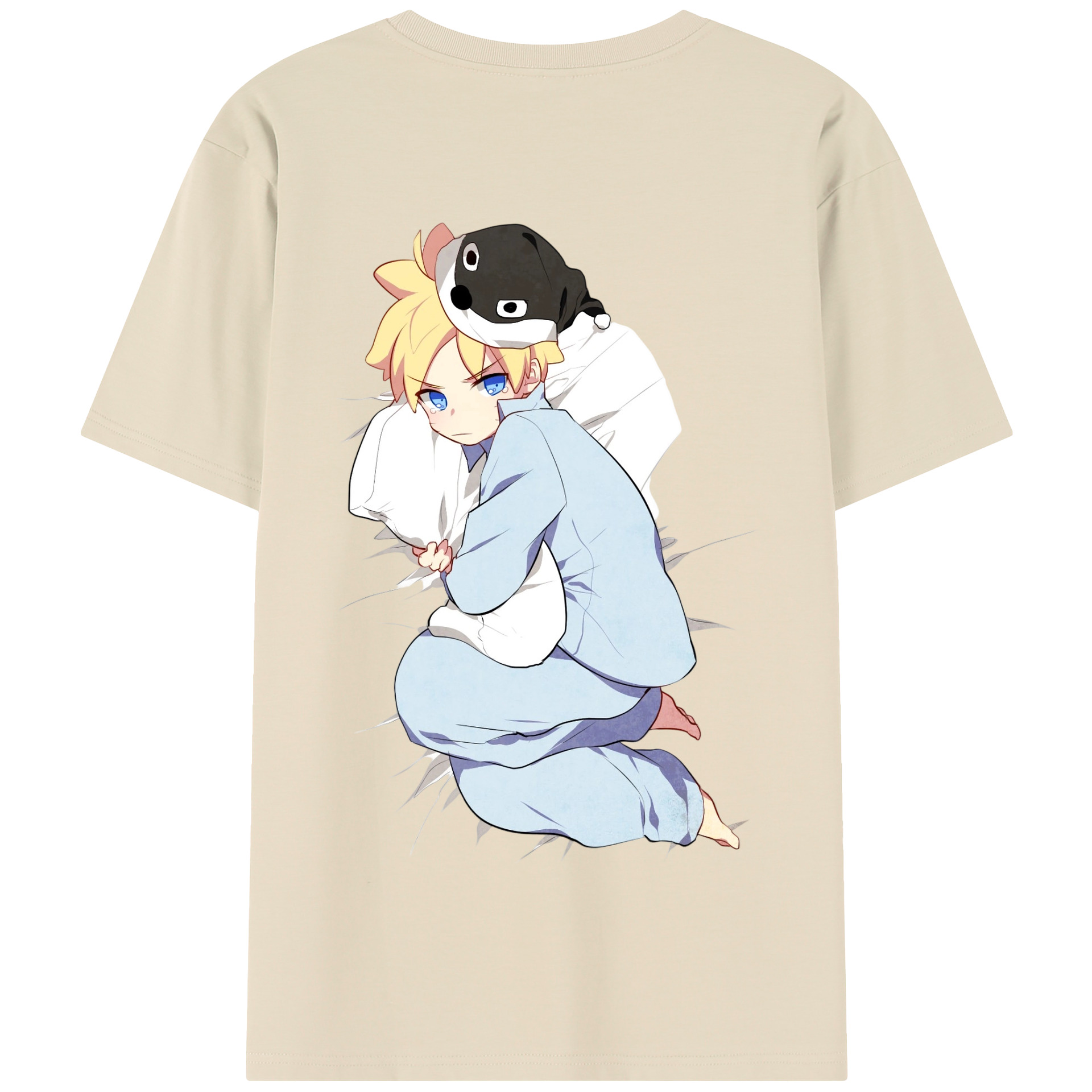（画像用） NARUTO -ナルト- うずまき ナルト Uzumaki Naruto 綿100％半袖Tシャツ（背面プリント）