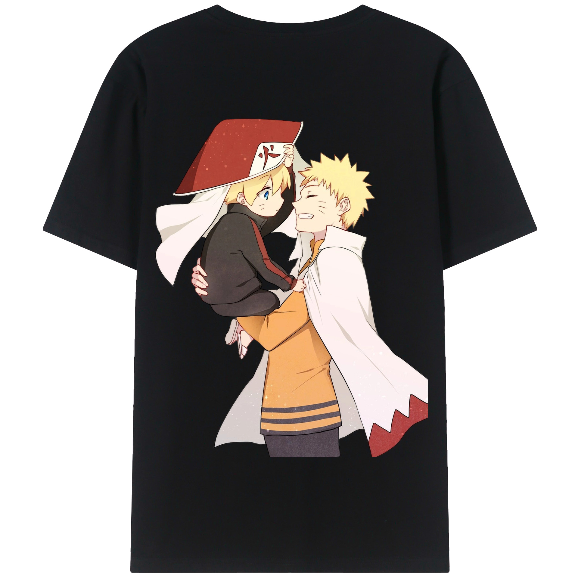 （画像用） NARUTO -ナルト- うずまき ナルト Uzumaki Naruto 綿100％半袖Tシャツ（背面プリント）