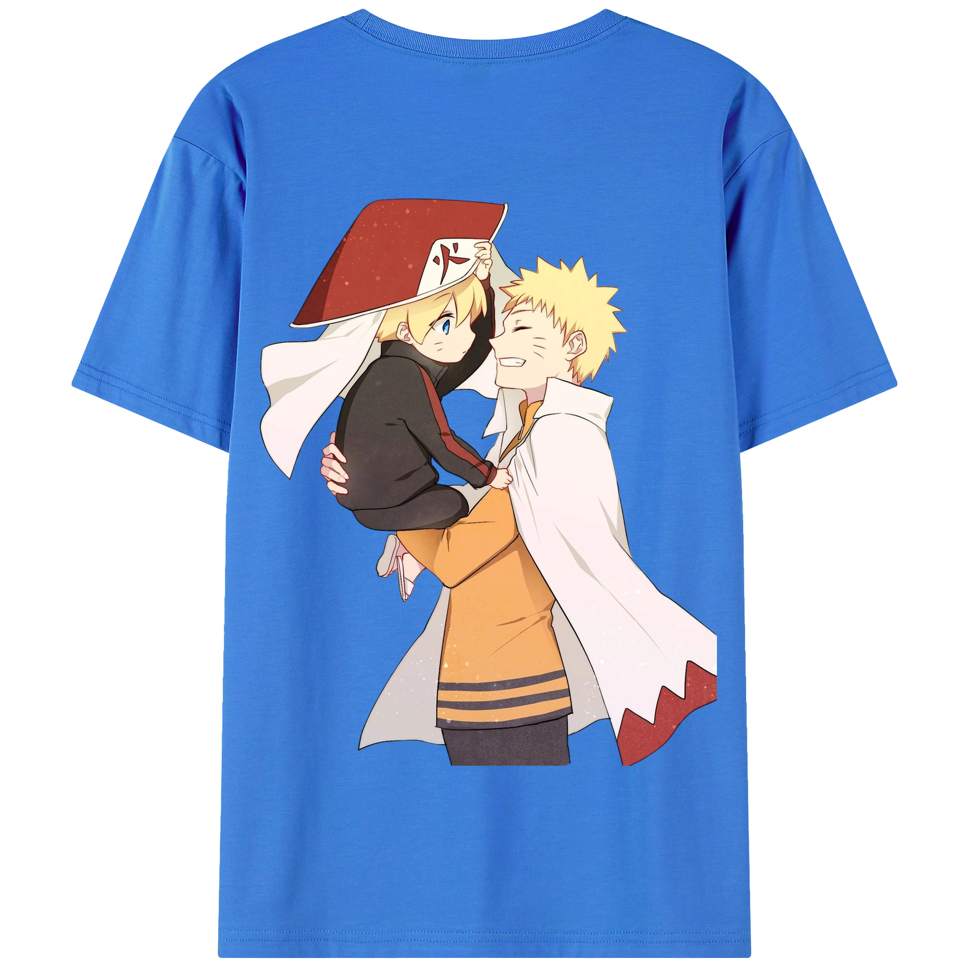 （画像用） NARUTO -ナルト- うずまき ナルト Uzumaki Naruto 綿100％半袖Tシャツ（背面プリント）