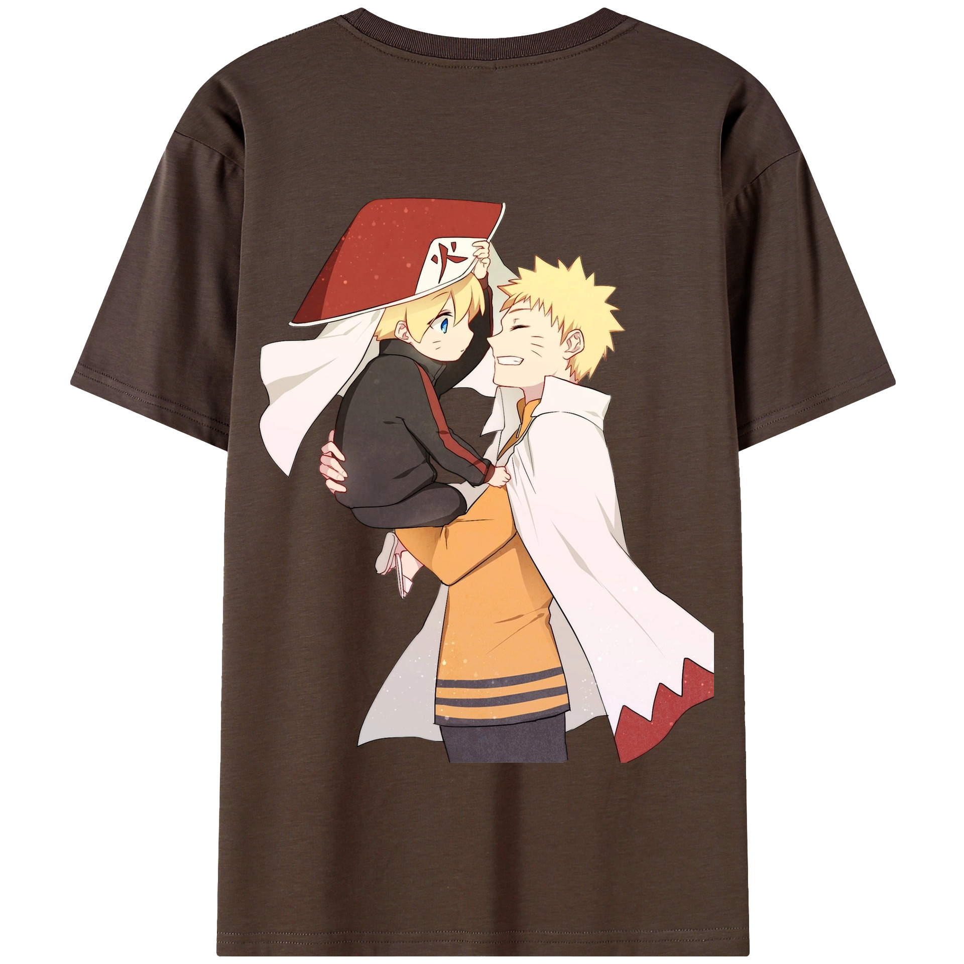 （画像用） NARUTO -ナルト- うずまき ナルト Uzumaki Naruto 綿100％半袖Tシャツ（背面プリント）
