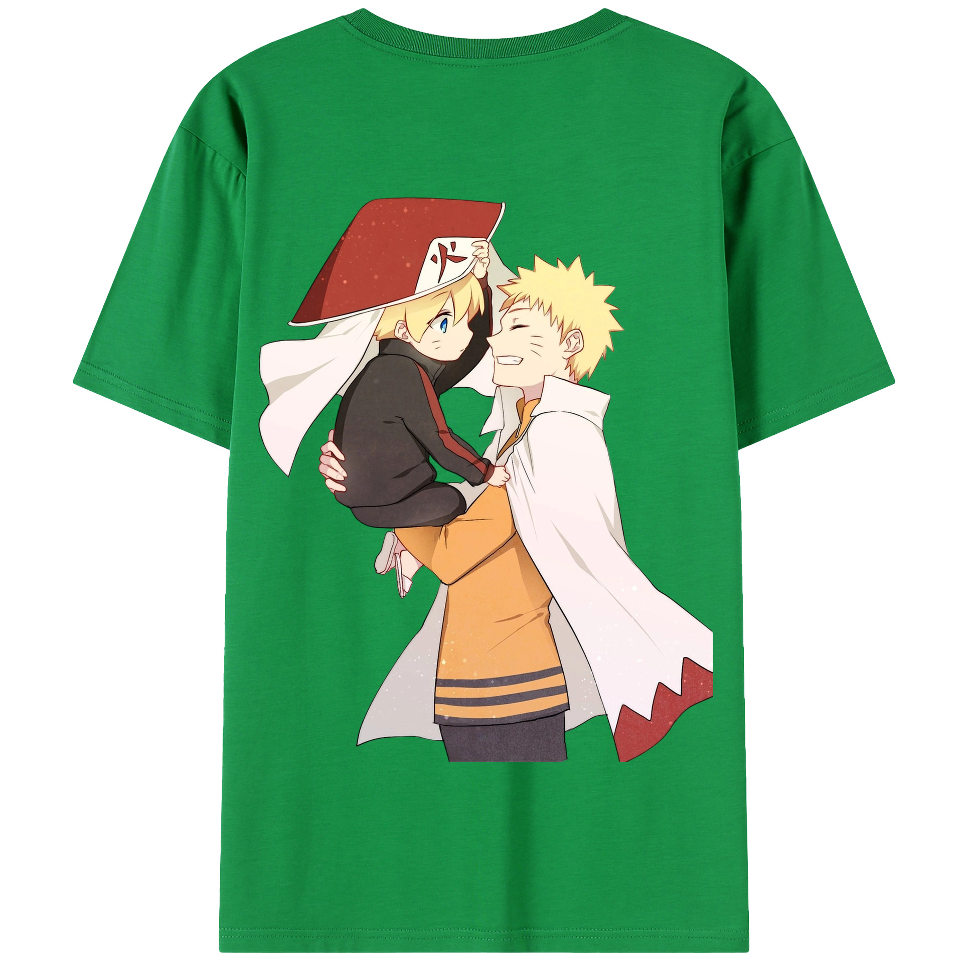 （画像用） NARUTO -ナルト- うずまき ナルト Uzumaki Naruto 綿100％半袖Tシャツ（背面プリント）