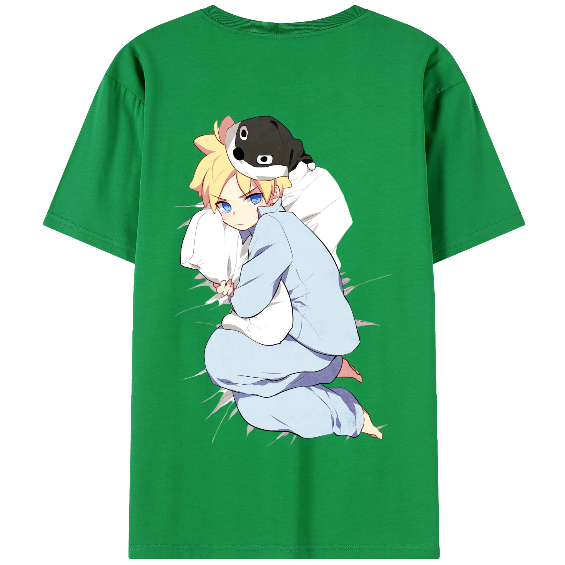 （画像用） NARUTO -ナルト- うずまき ナルト Uzumaki Naruto 綿100％半袖Tシャツ（背面プリント）
