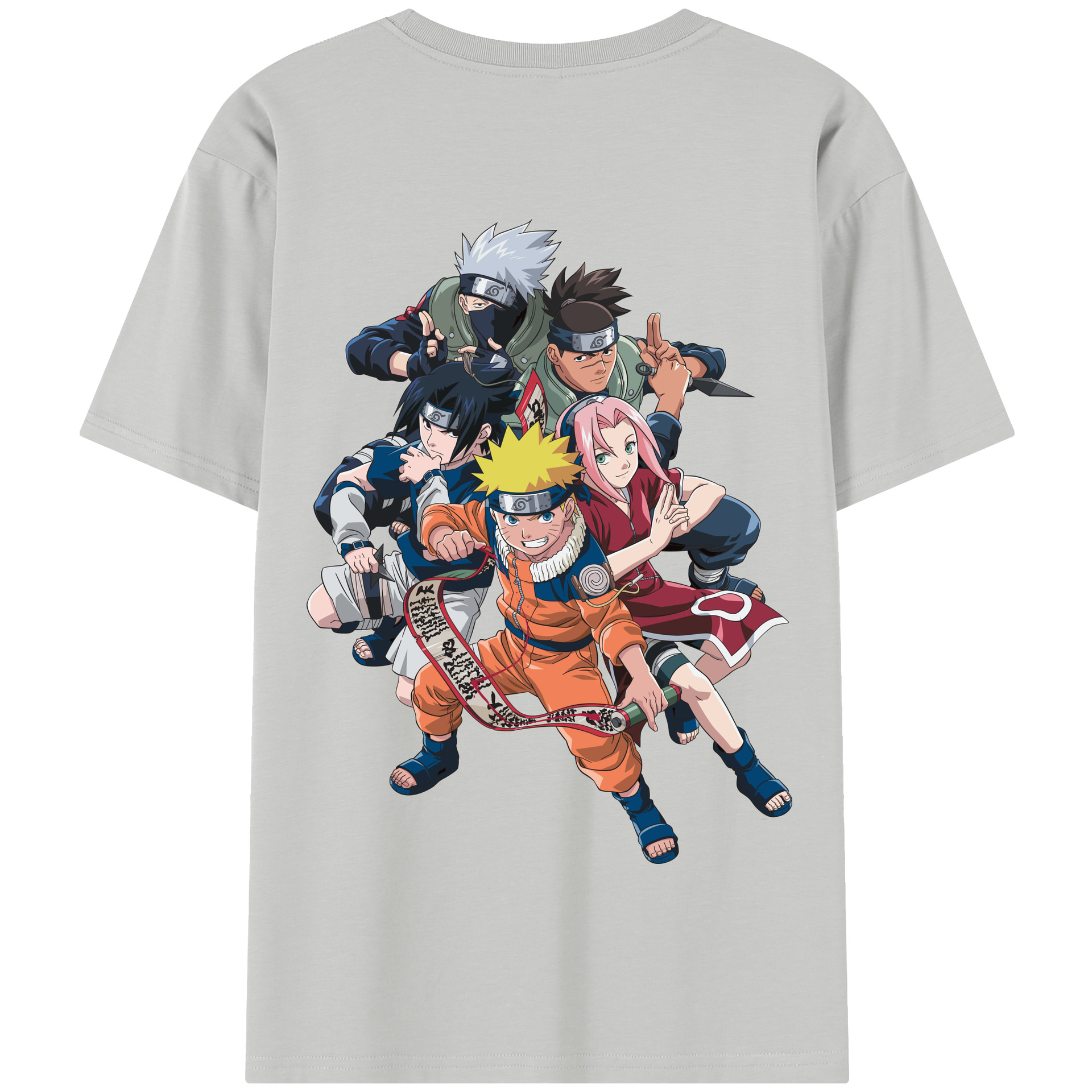（画像用） NARUTO -ナルト- うずまき ナルト Uzumaki Naruto 綿100％半袖Tシャツ（背面プリント）