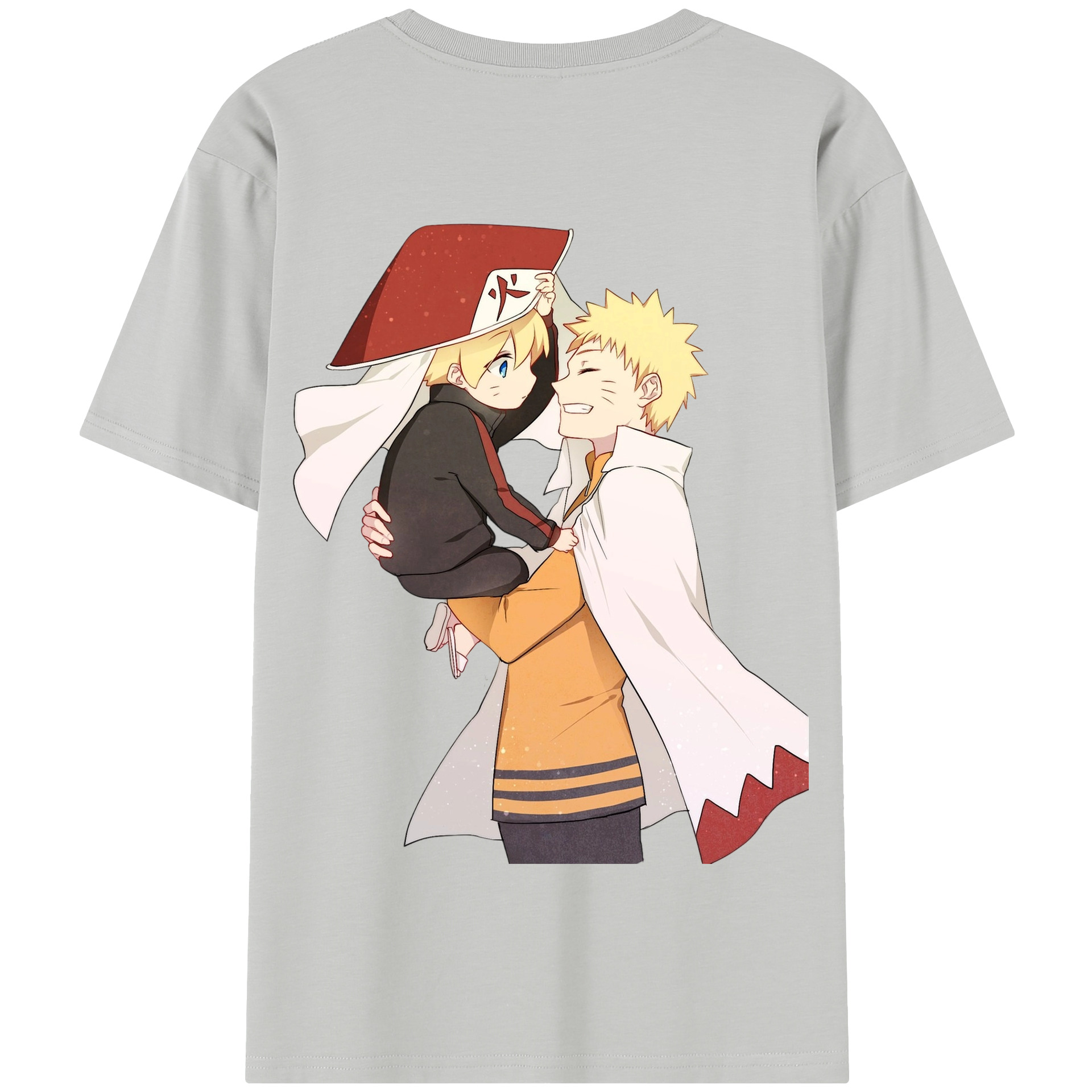 （画像用） NARUTO -ナルト- うずまき ナルト Uzumaki Naruto 綿100％半袖Tシャツ（背面プリント）
