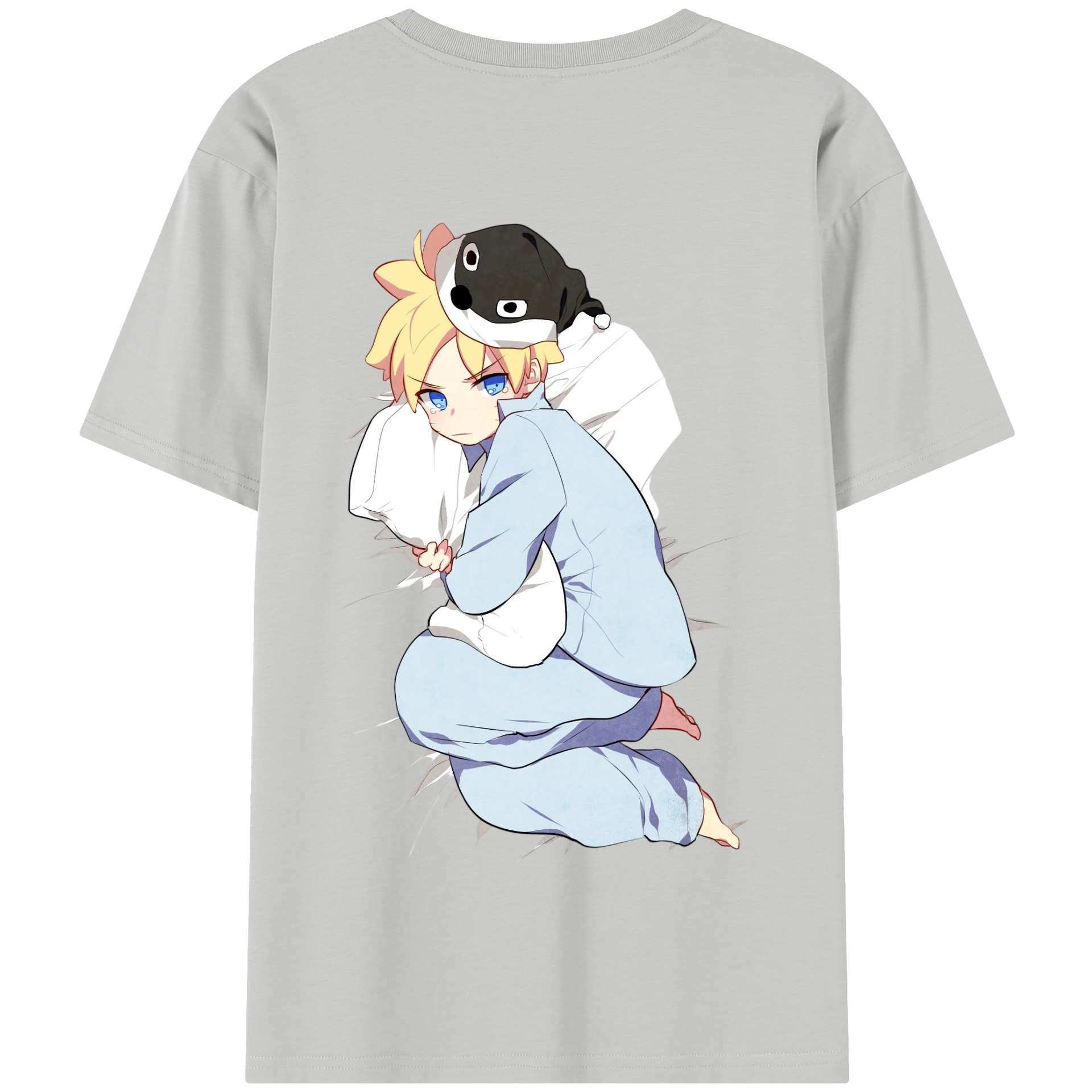 （画像用） NARUTO -ナルト- うずまき ナルト Uzumaki Naruto 綿100％半袖Tシャツ（背面プリント）