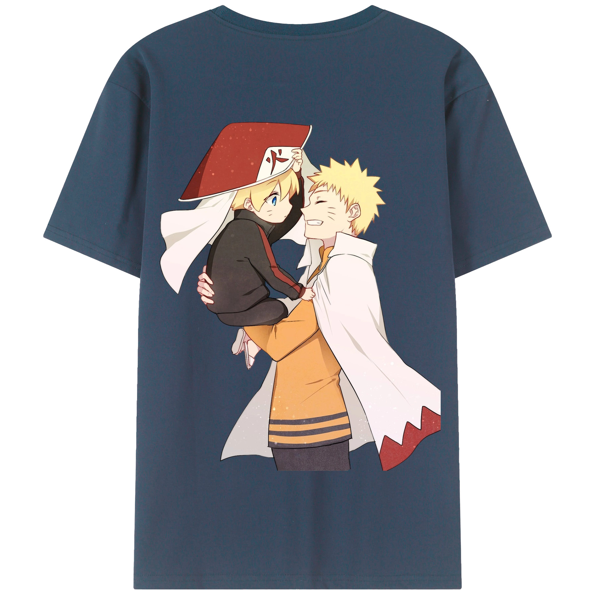 （画像用） NARUTO -ナルト- うずまき ナルト Uzumaki Naruto 綿100％半袖Tシャツ（背面プリント）