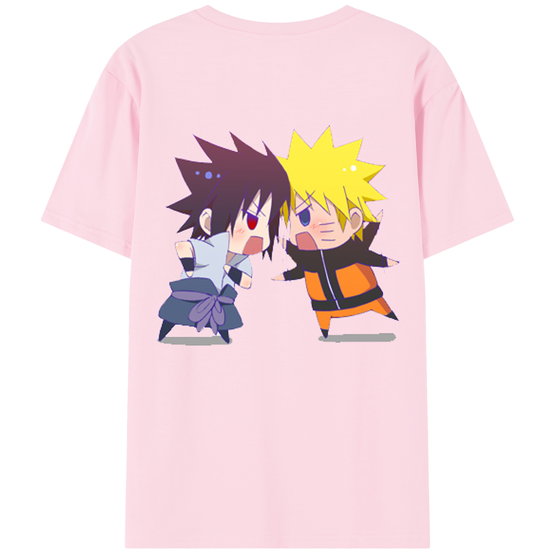 （画像用） NARUTO -ナルト- うずまき ナルト Uzumaki Naruto 綿100％半袖Tシャツ（背面プリント）