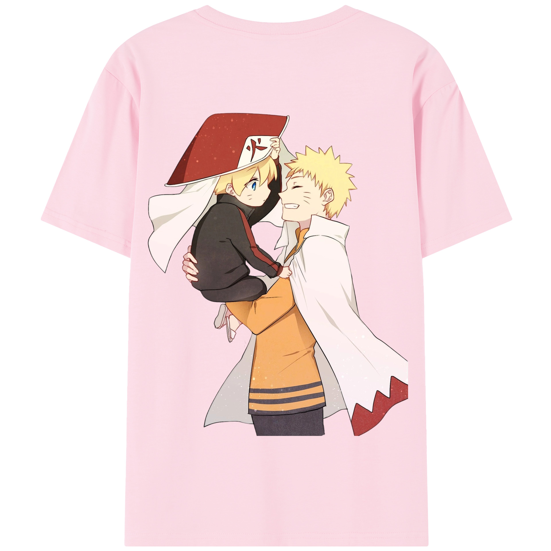 （画像用） NARUTO -ナルト- うずまき ナルト Uzumaki Naruto 綿100％半袖Tシャツ（背面プリント）
