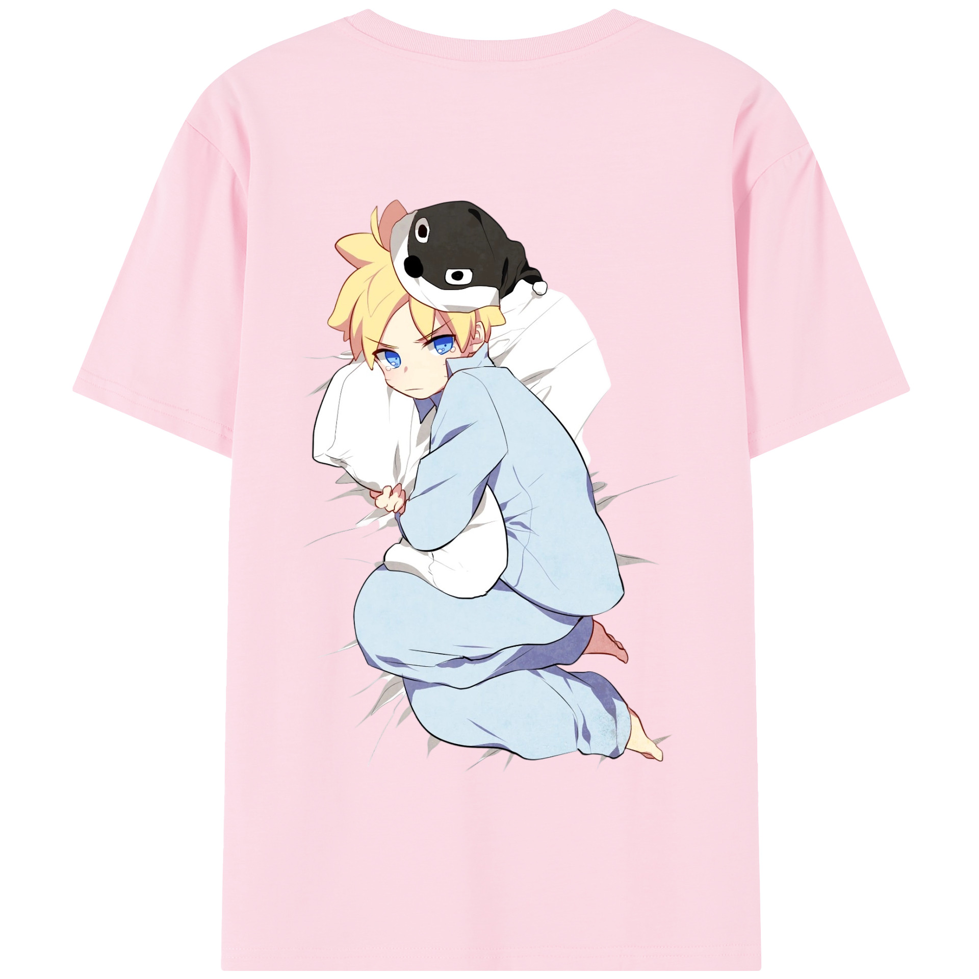 （画像用） NARUTO -ナルト- うずまき ナルト Uzumaki Naruto 綿100％半袖Tシャツ（背面プリント）